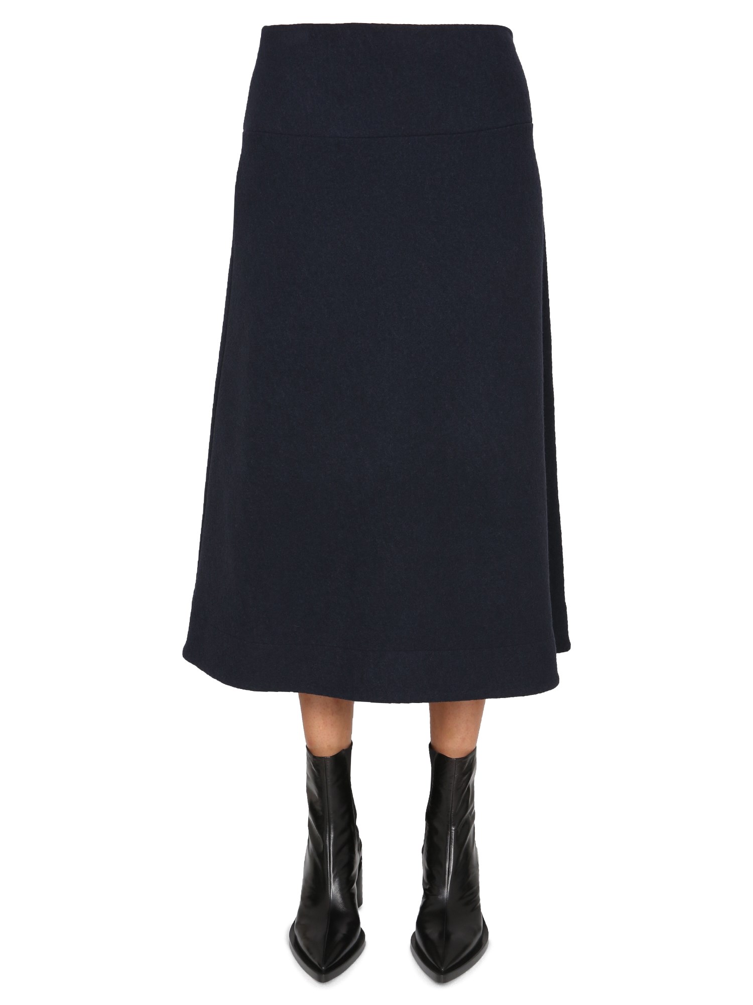 Jil Sander jil sander wool skirt