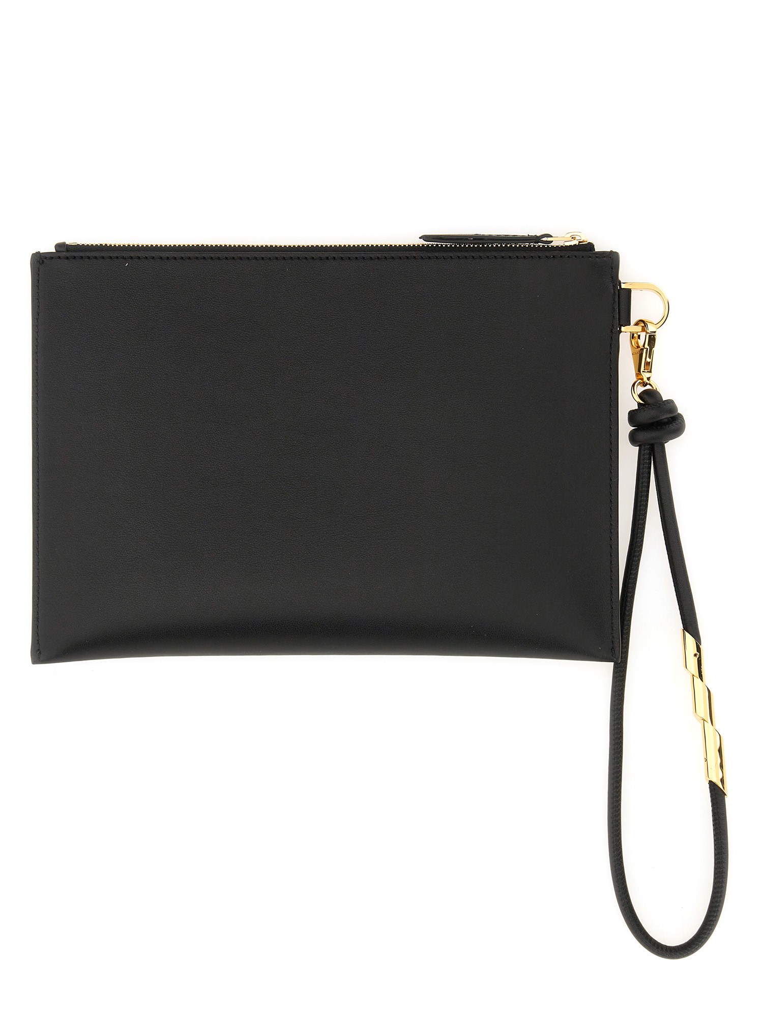 Lanvin lanvin leather clutch