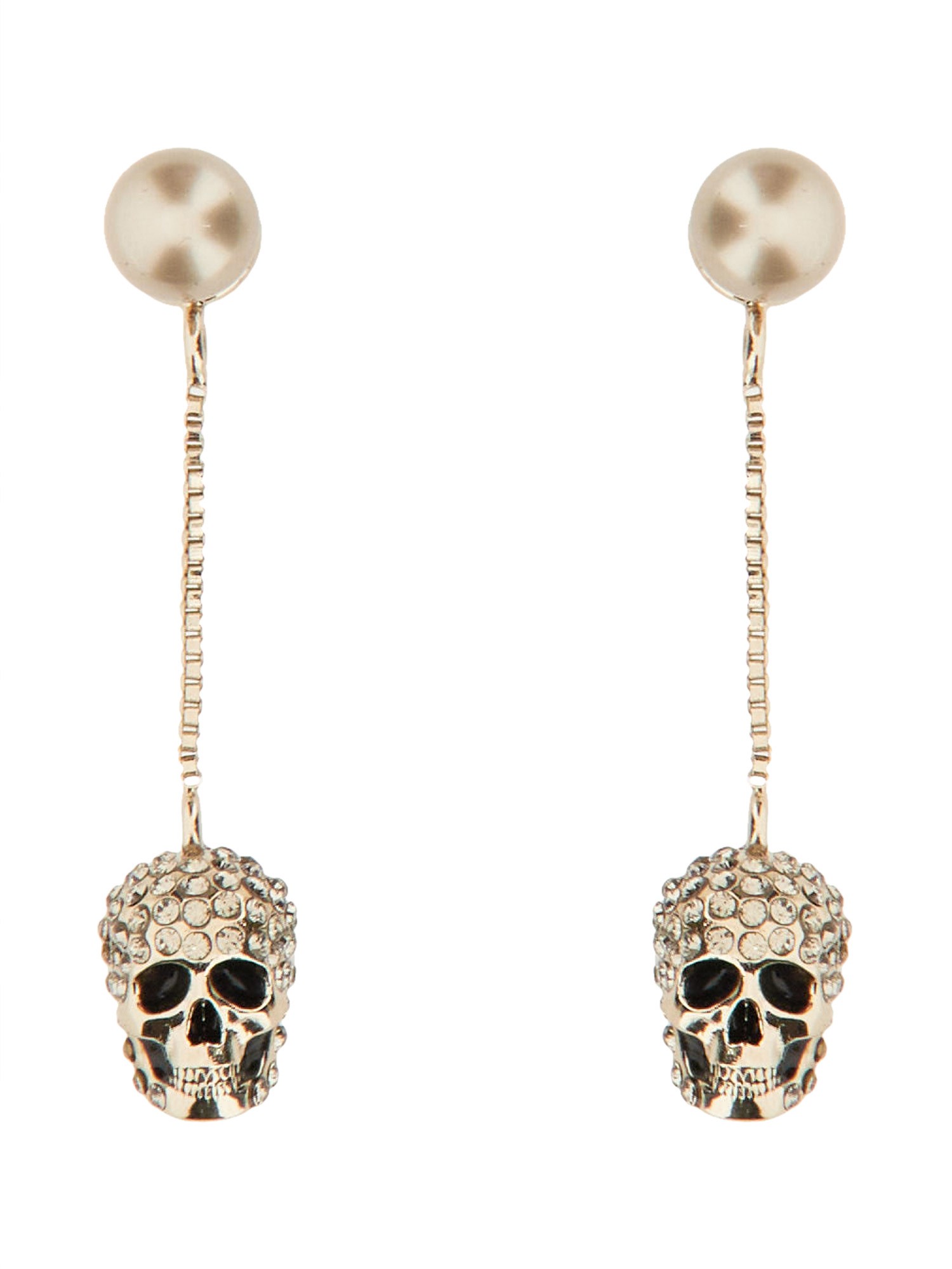 Alexander McQueen alexander mcqueen skull dangle earrings