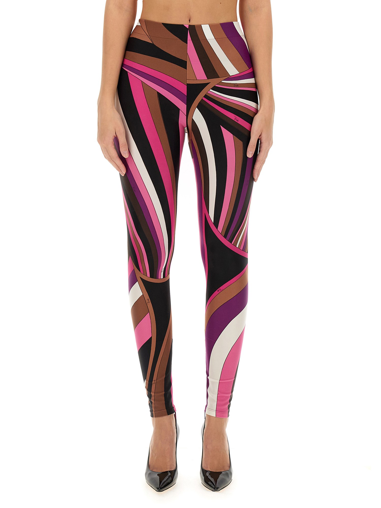 pucci pucci leggings with print