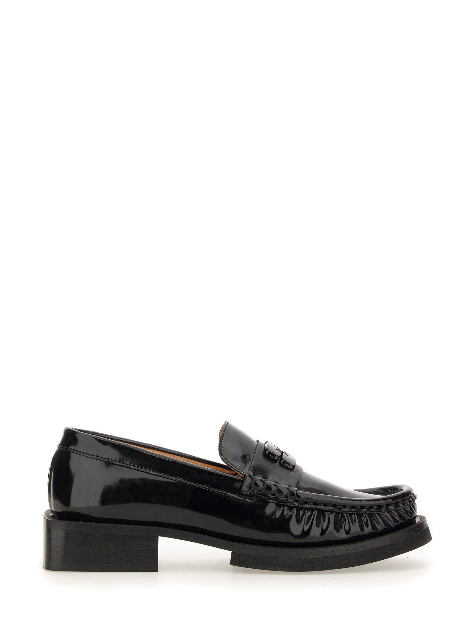 Ganni ganni "butterfly" logo loafer