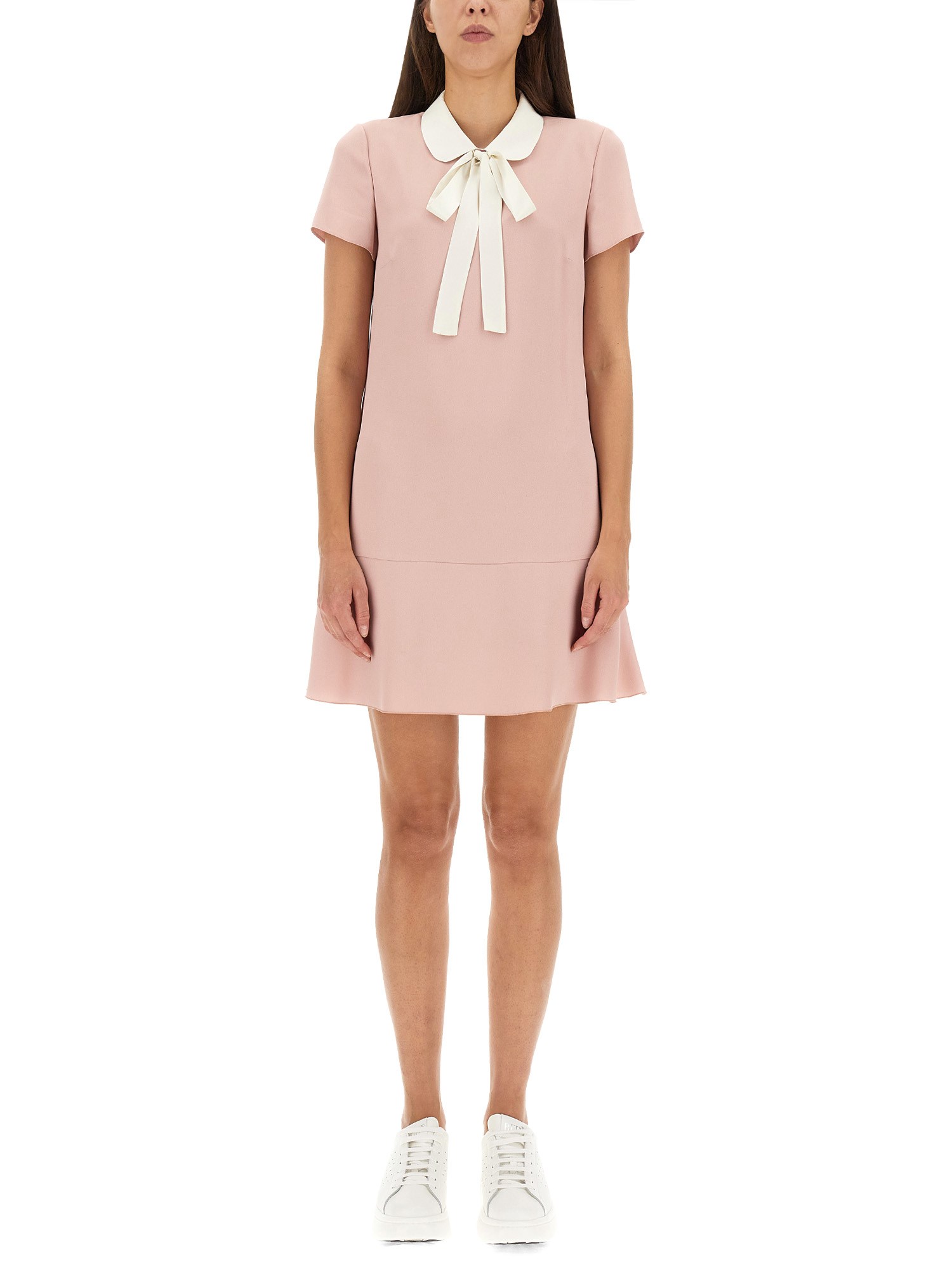 Red Valentino red valentino crepe envers satin dress