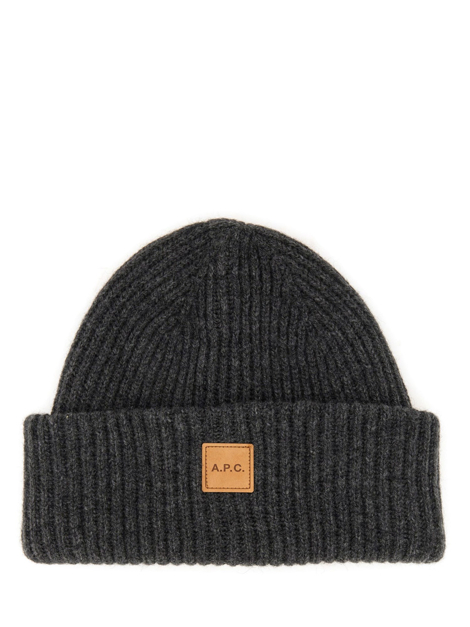 A.P.C. a. p.c. beanie hat with logo