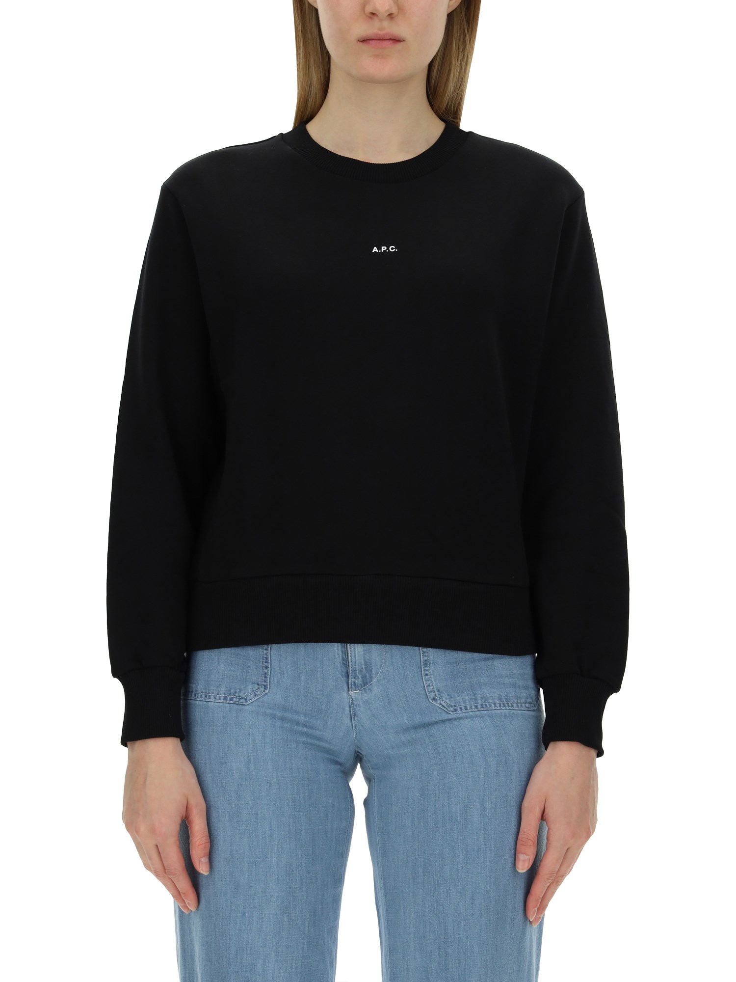 A.P.C. a. p.c. sweatshirt with micro logo