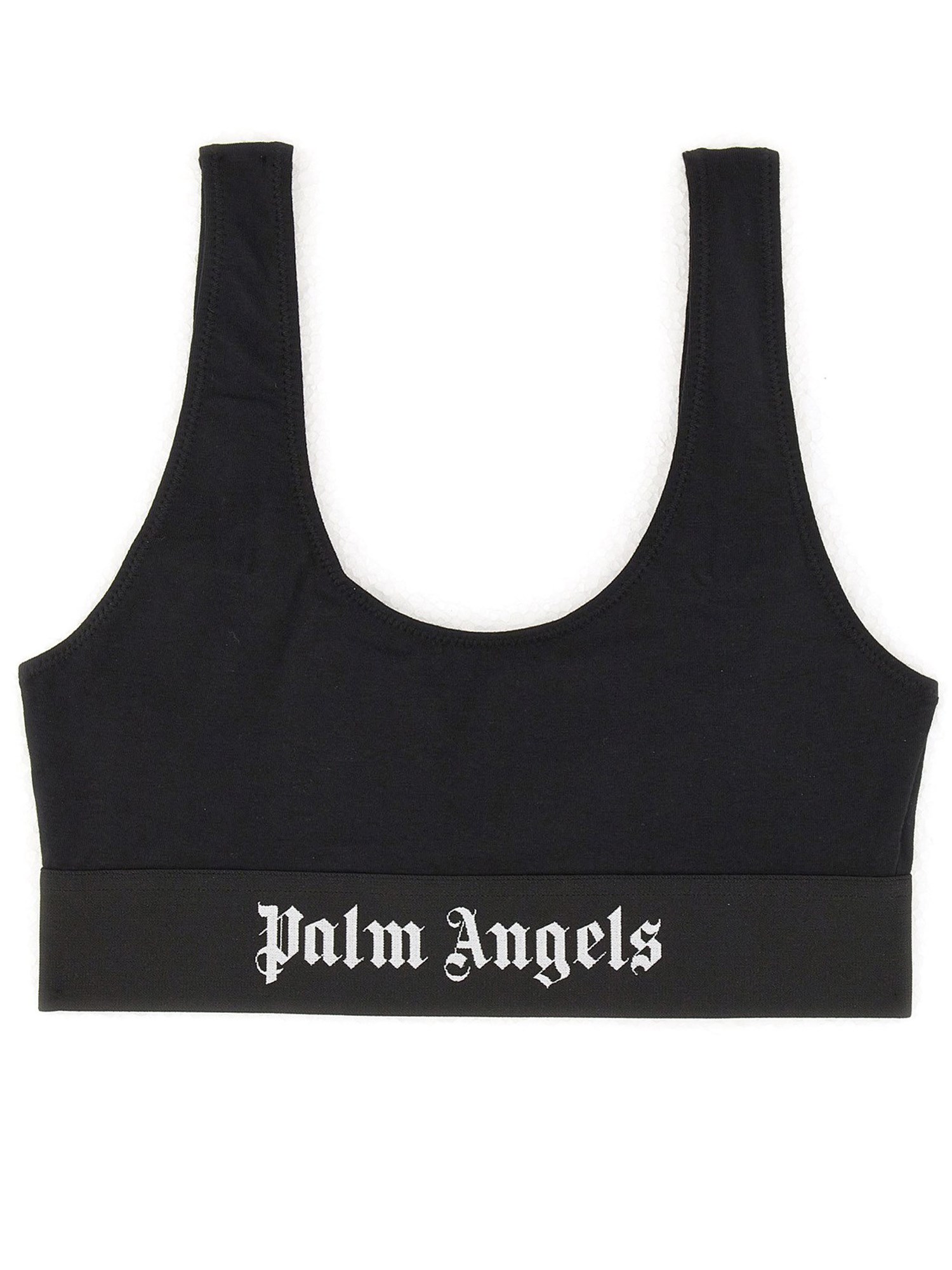 PALM ANGELS palm angels bralette with logo