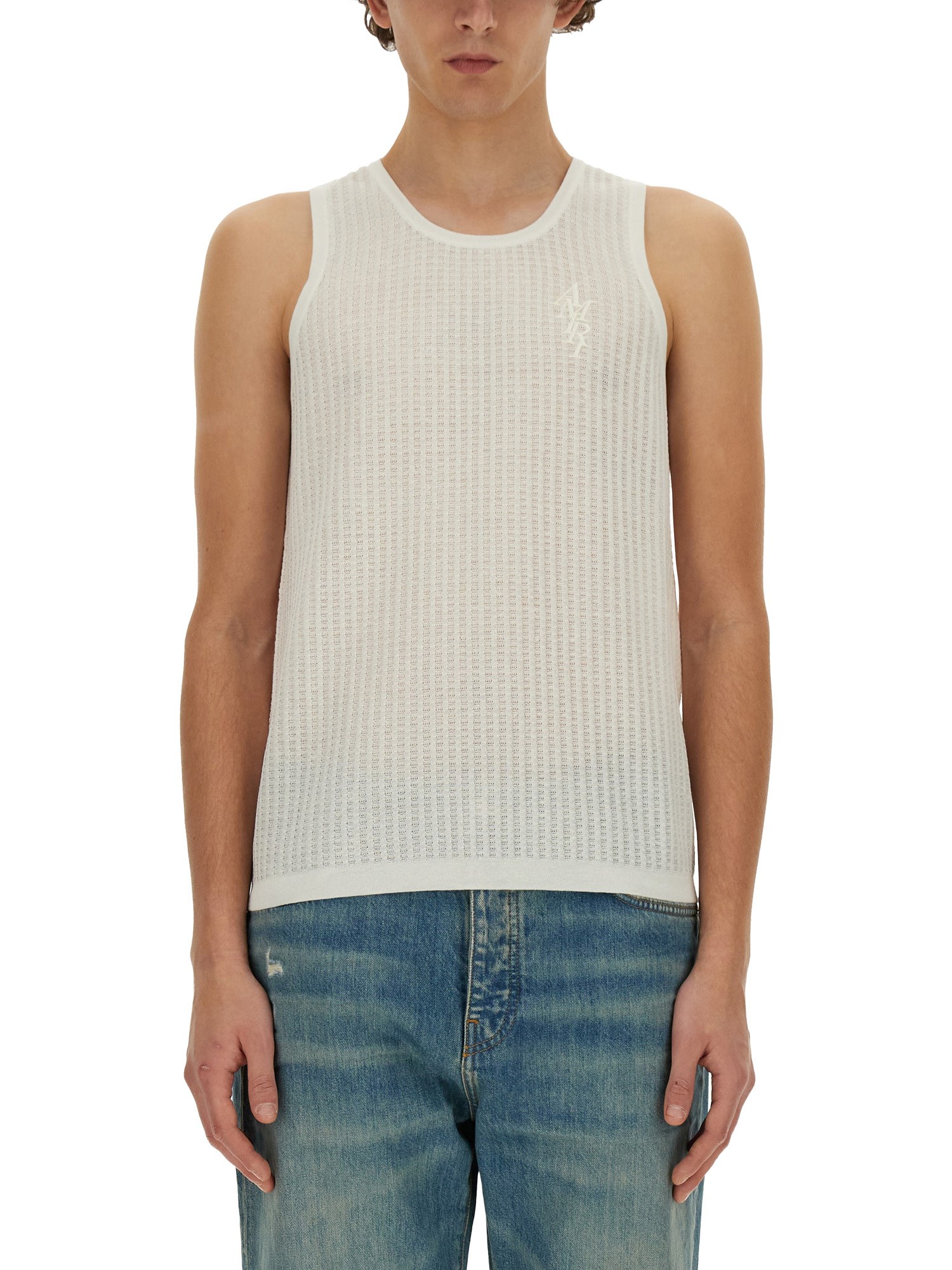 Amiri amiri linen camisole