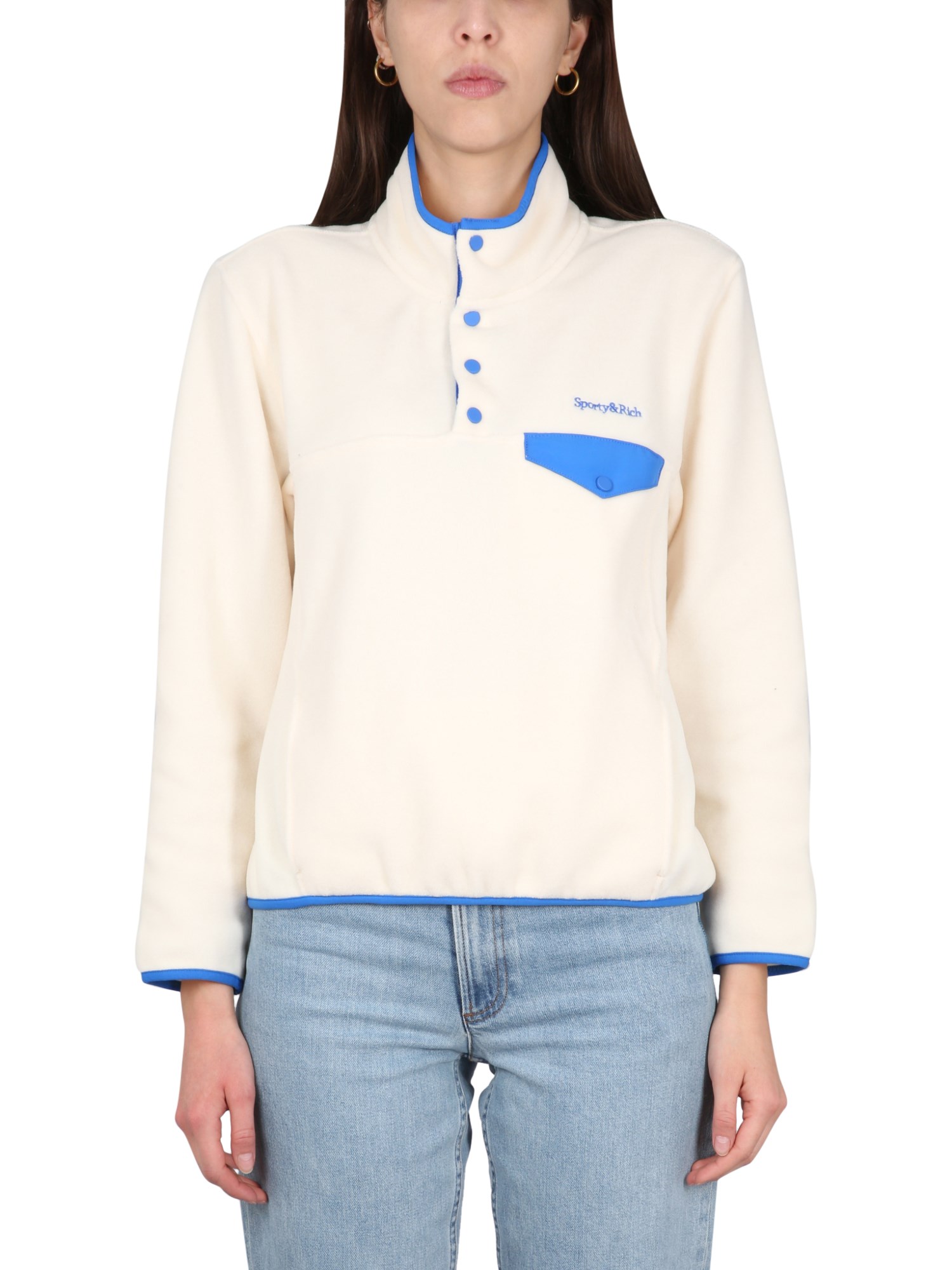 Sporty & Rich sporty & rich pile sweatshirt.