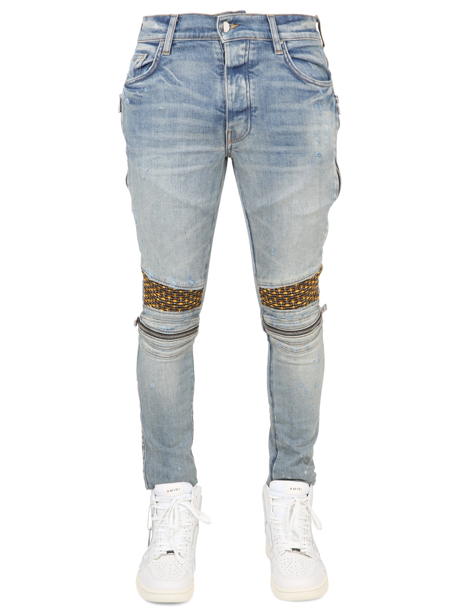 Amiri amiri jeans con zip