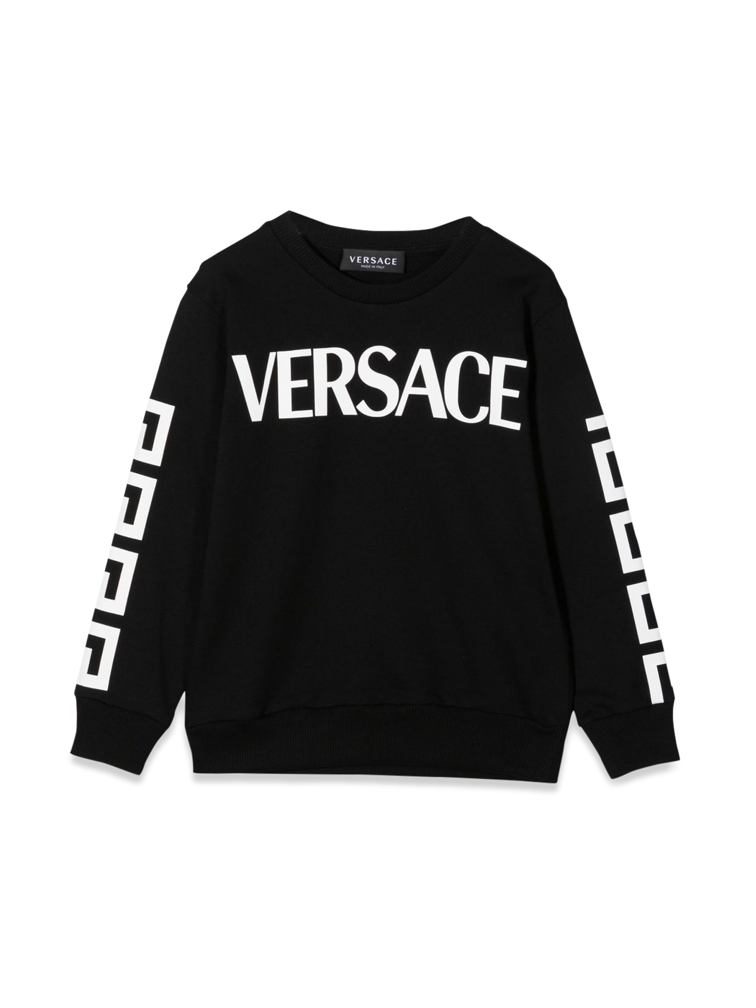 Versace versace crewneck sweatshirt logo and greek