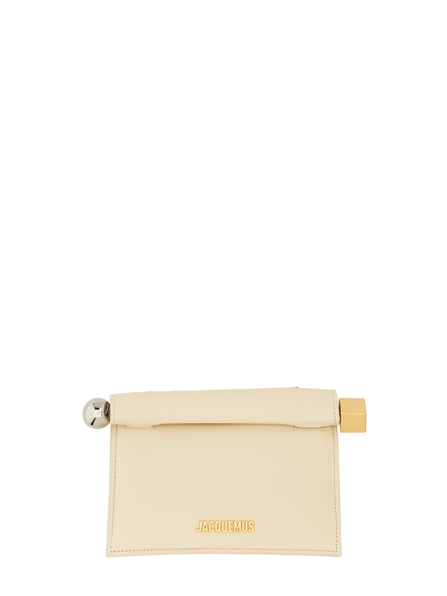 Jacquemus jacquemus mini "rond carre" clutch bag