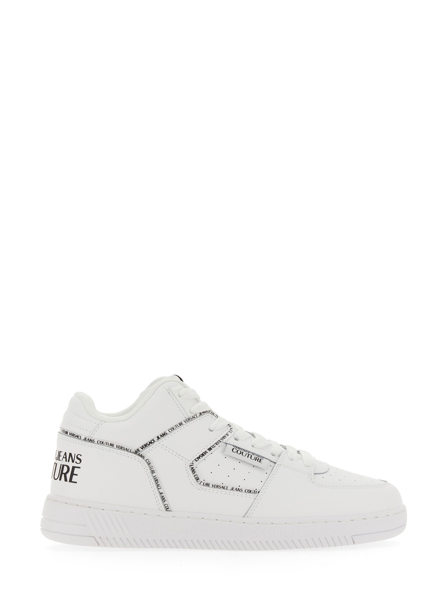 Versace Jeans Couture versace jeans couture leather sneaker with logo