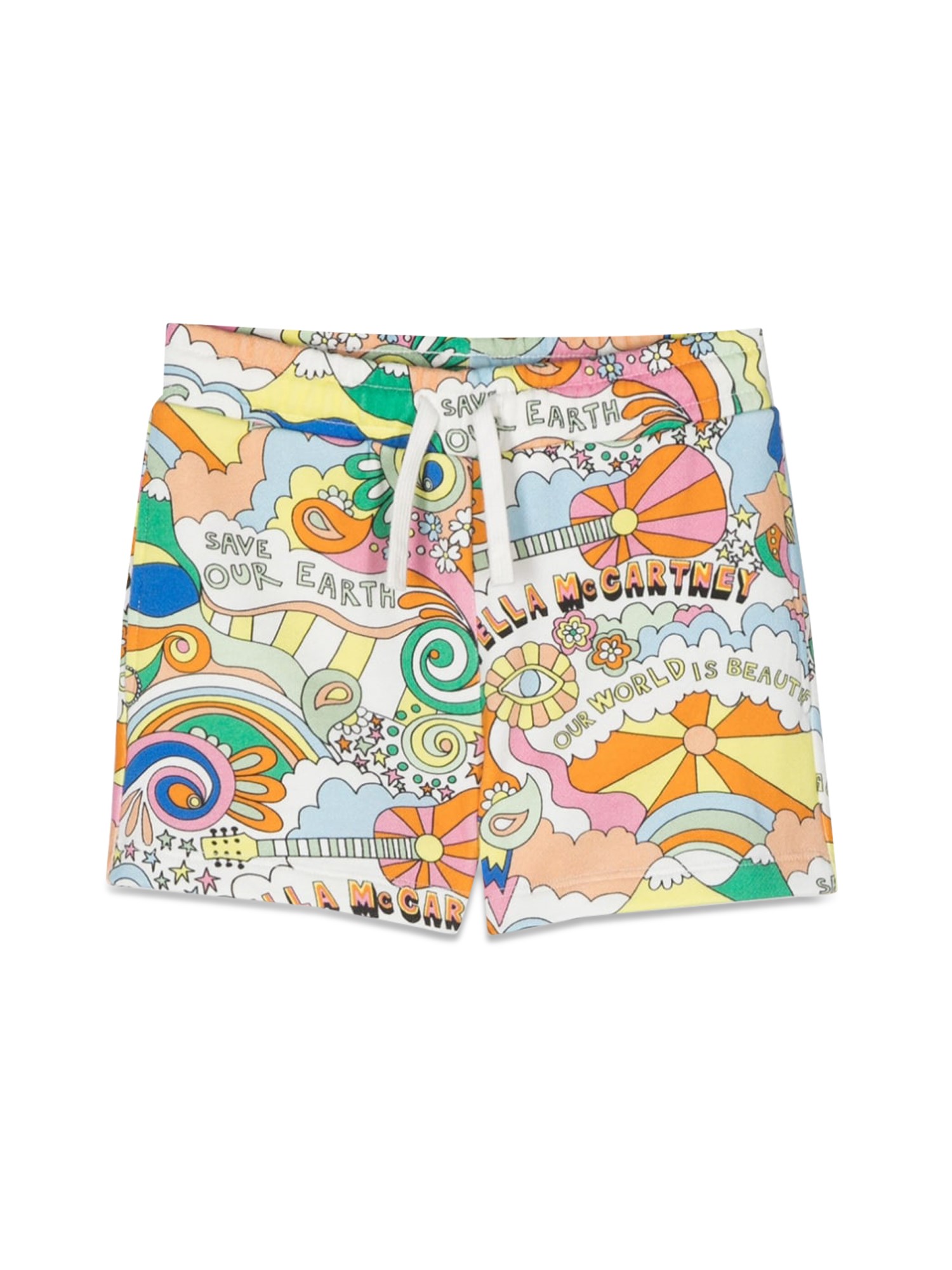 Stella McCartney stella mccartney patterned sweatshirt bermuda shorts