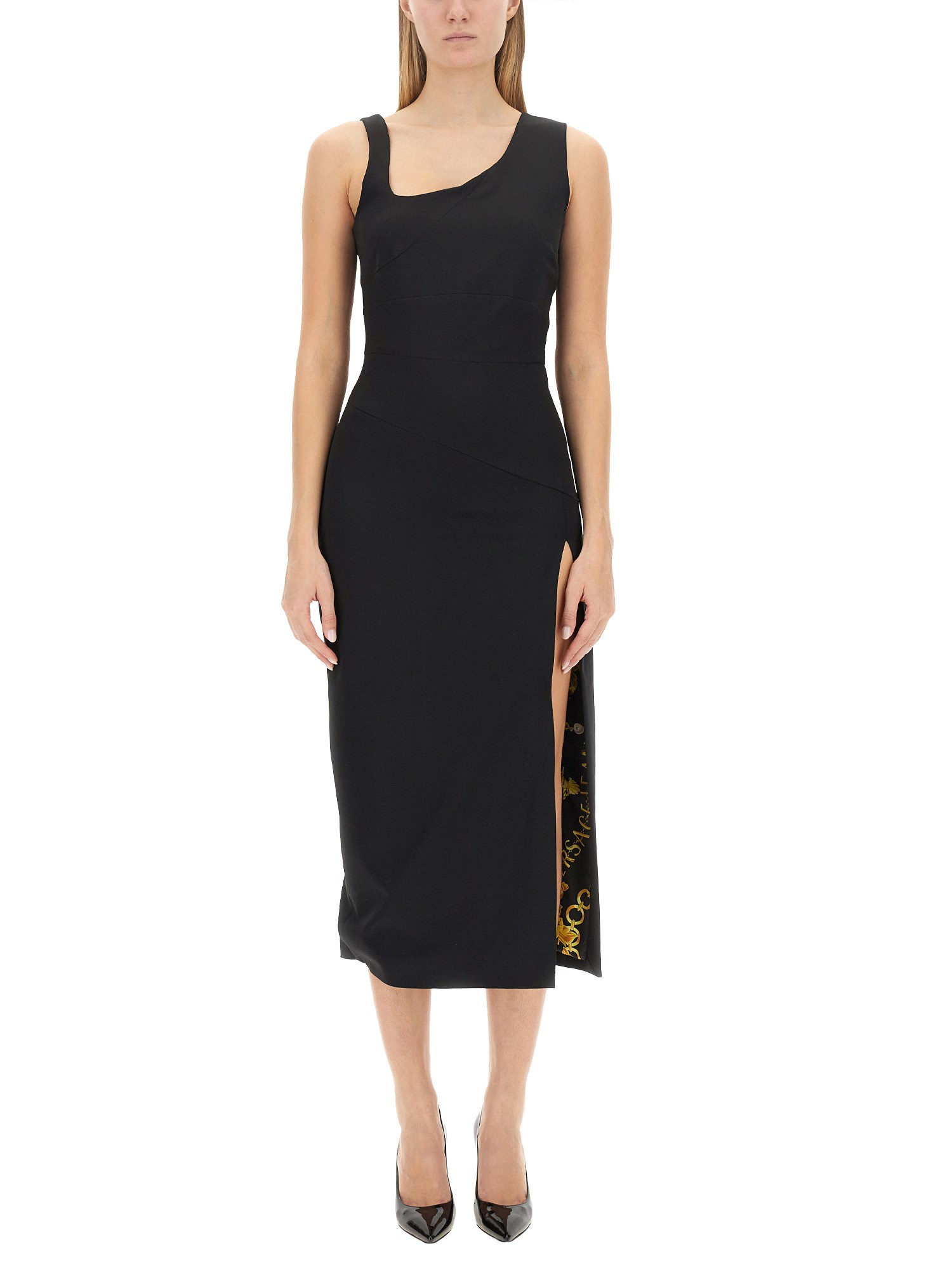 Versace Jeans Couture versace jeans couture dress with side slit