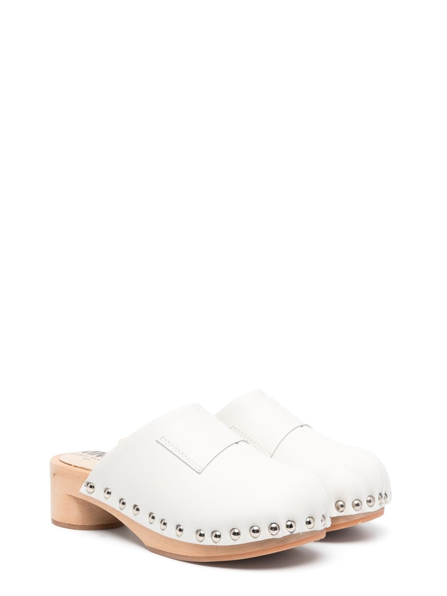 MM6 Maison Margiela mm6 maison margiela wooden closed toe clogs