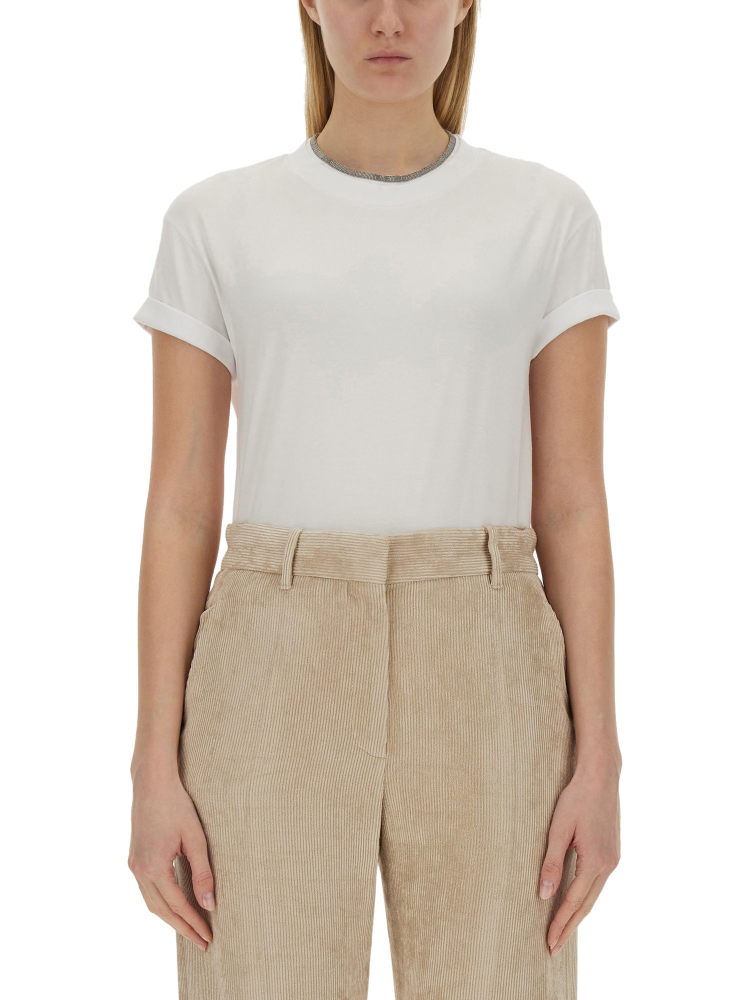 Brunello Cucinelli brunello cucinelli jersey t-shirt