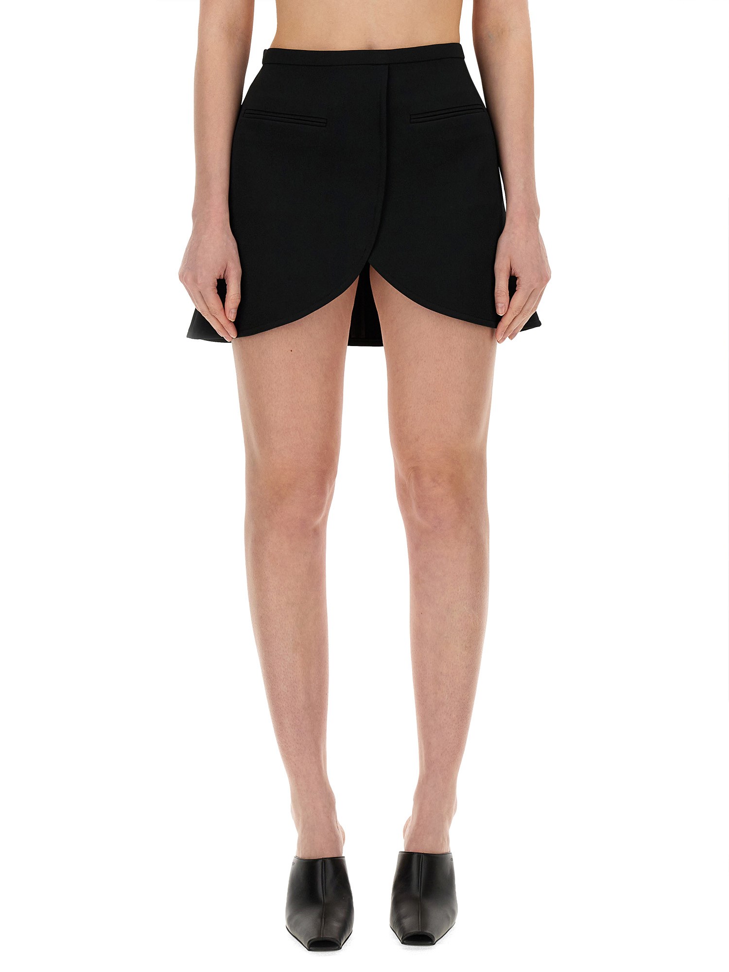 Courrèges courreges "ellipse" mini skirt