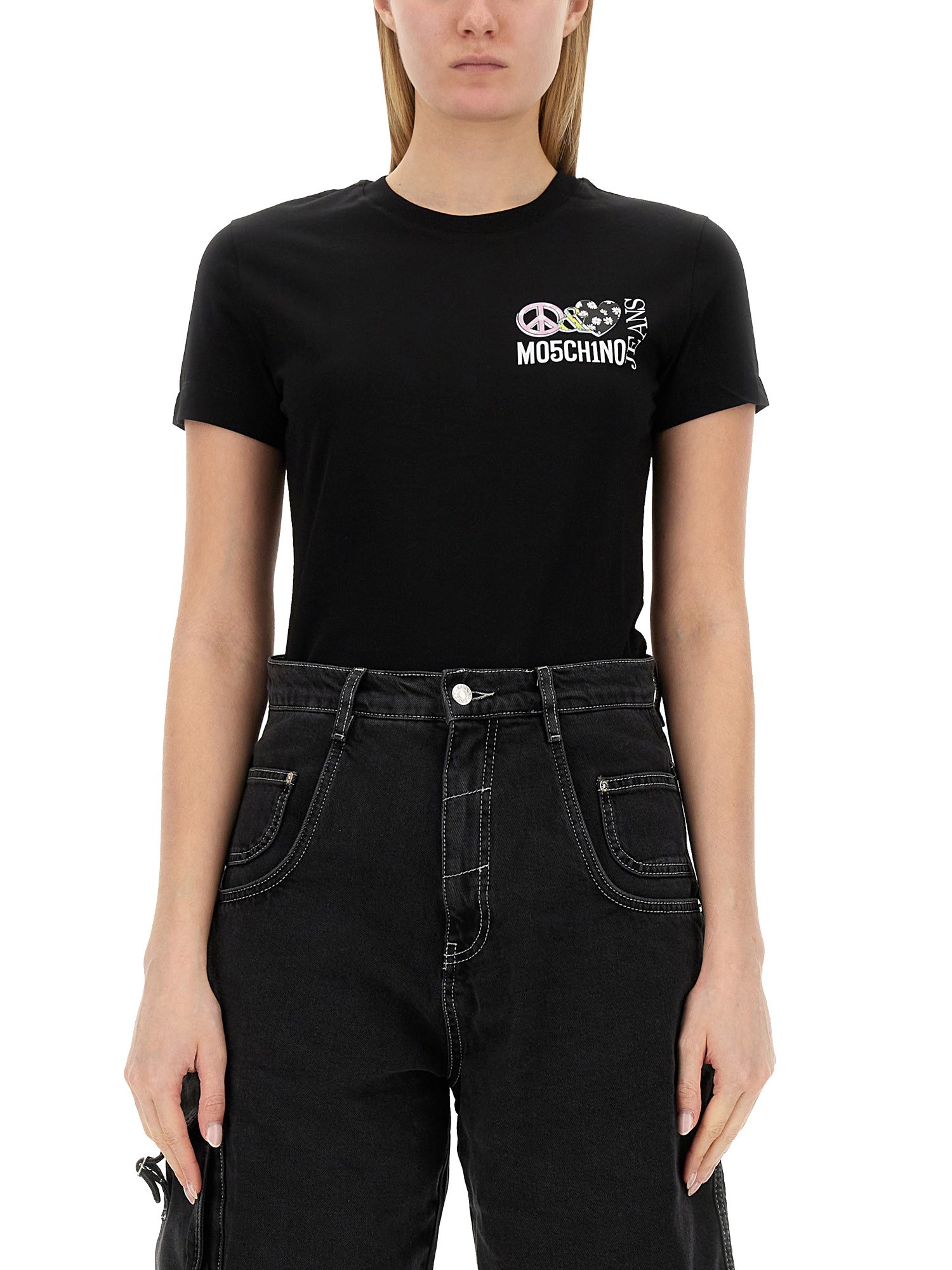 Moschino Jeans moschino jeans t-shirt with logo