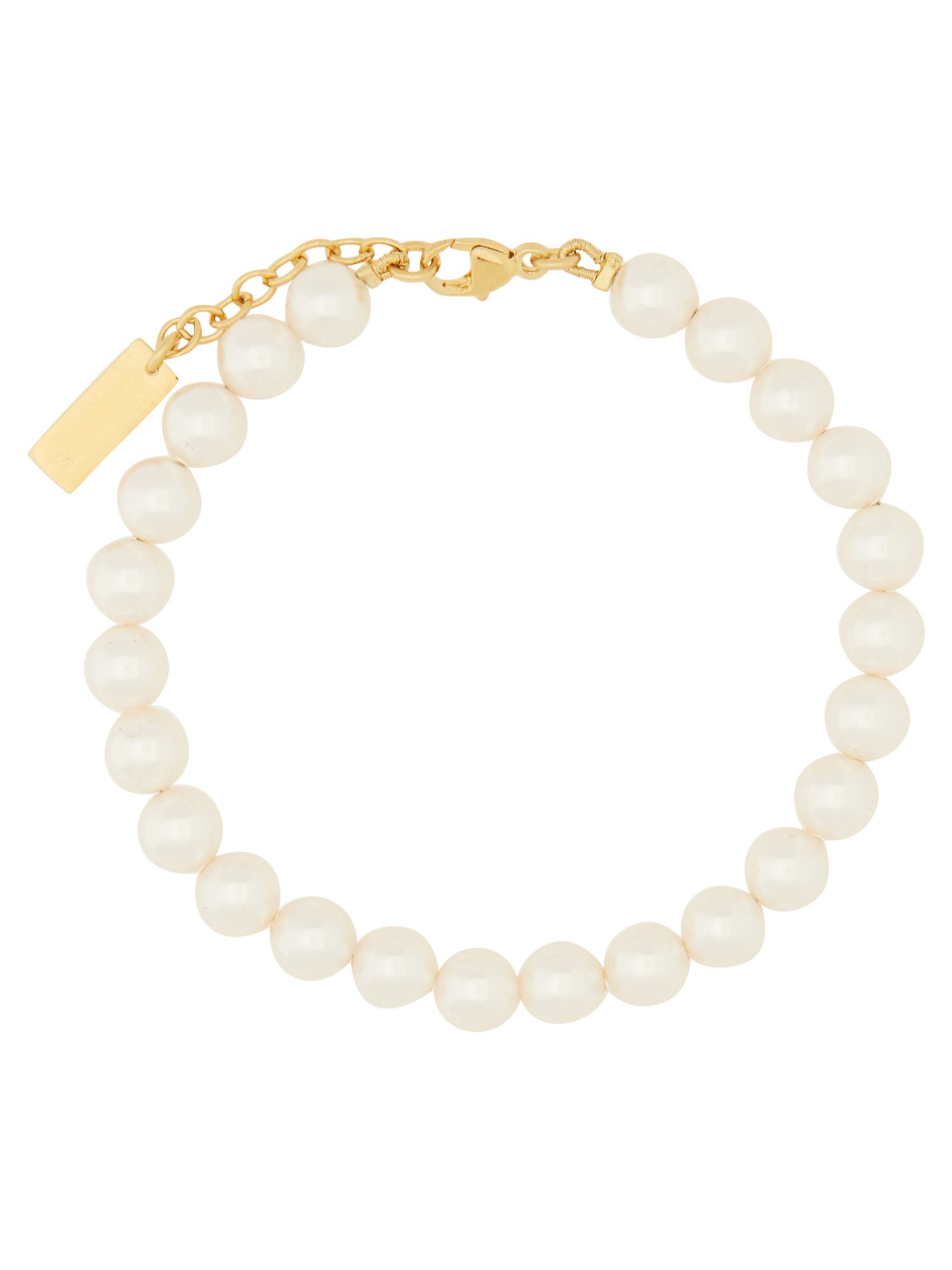 Saint Laurent saint laurent bracelet with pearls