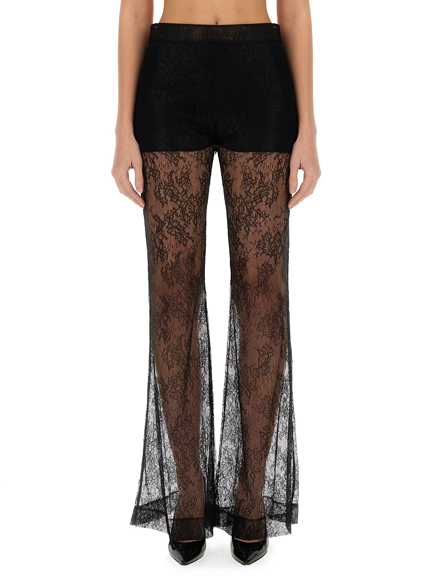 Nina Ricci nina ricci lace flared pants