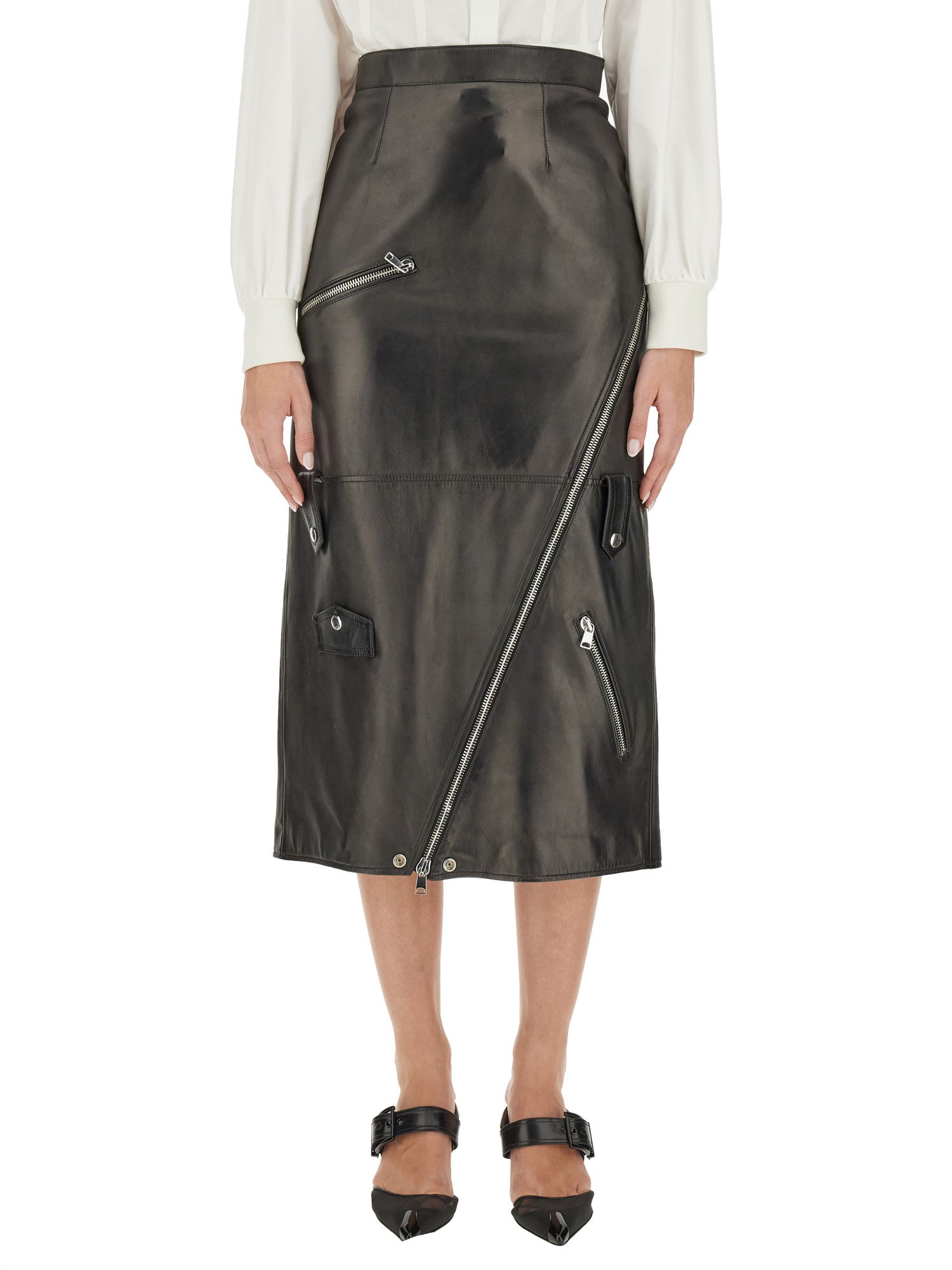 Alexander McQueen alexander mcqueen midi skirt