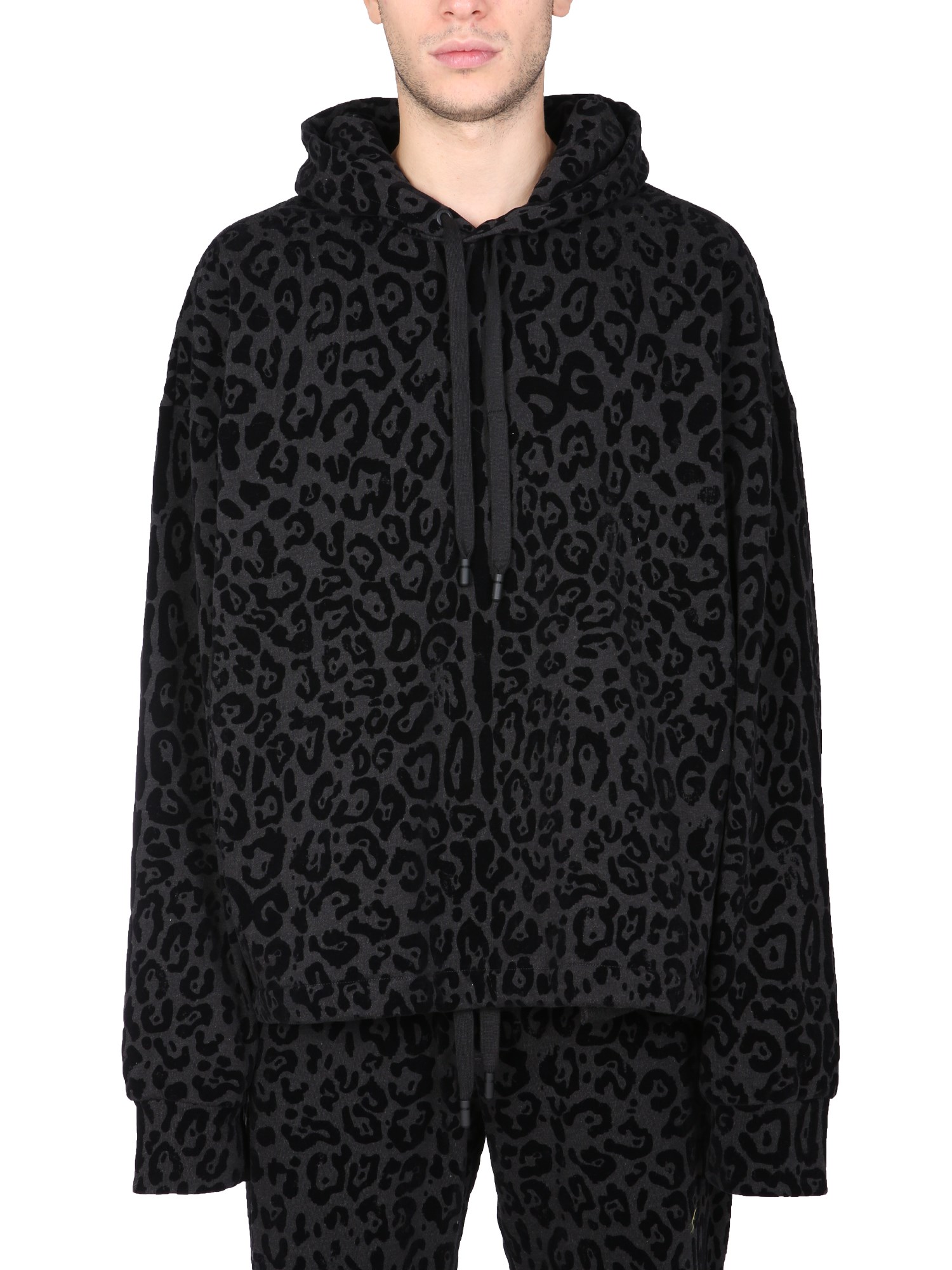 Dolce & Gabbana dolce & gabbana sweatshirt with leopard print