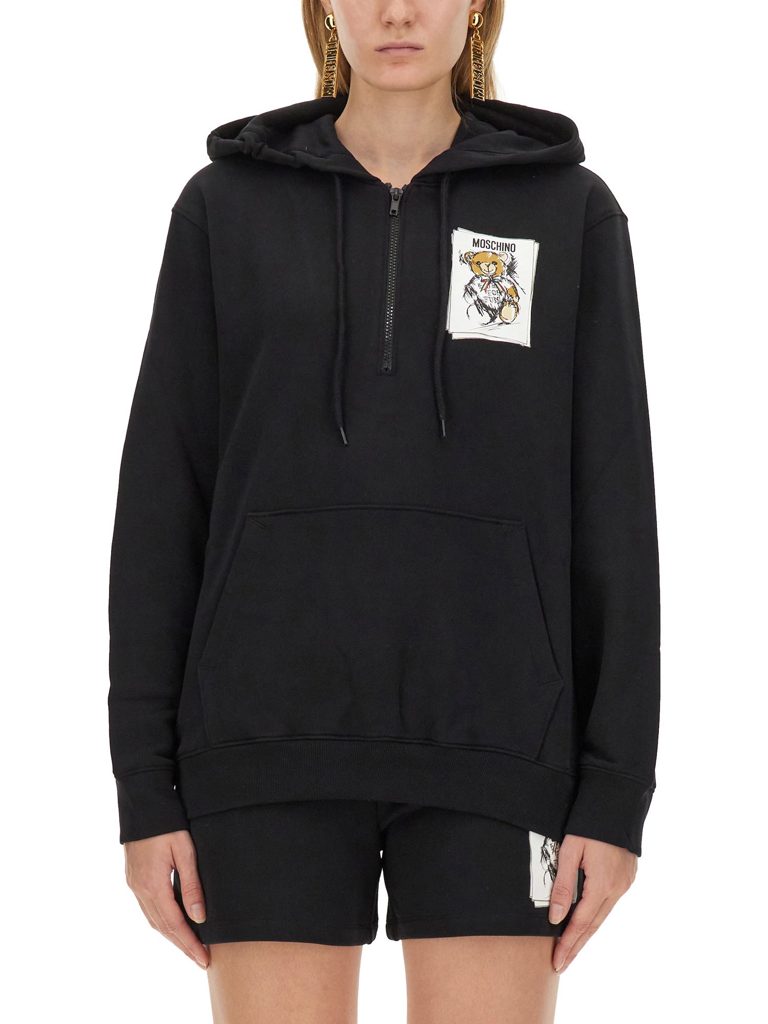 Moschino moschino sweatshirt with logo print