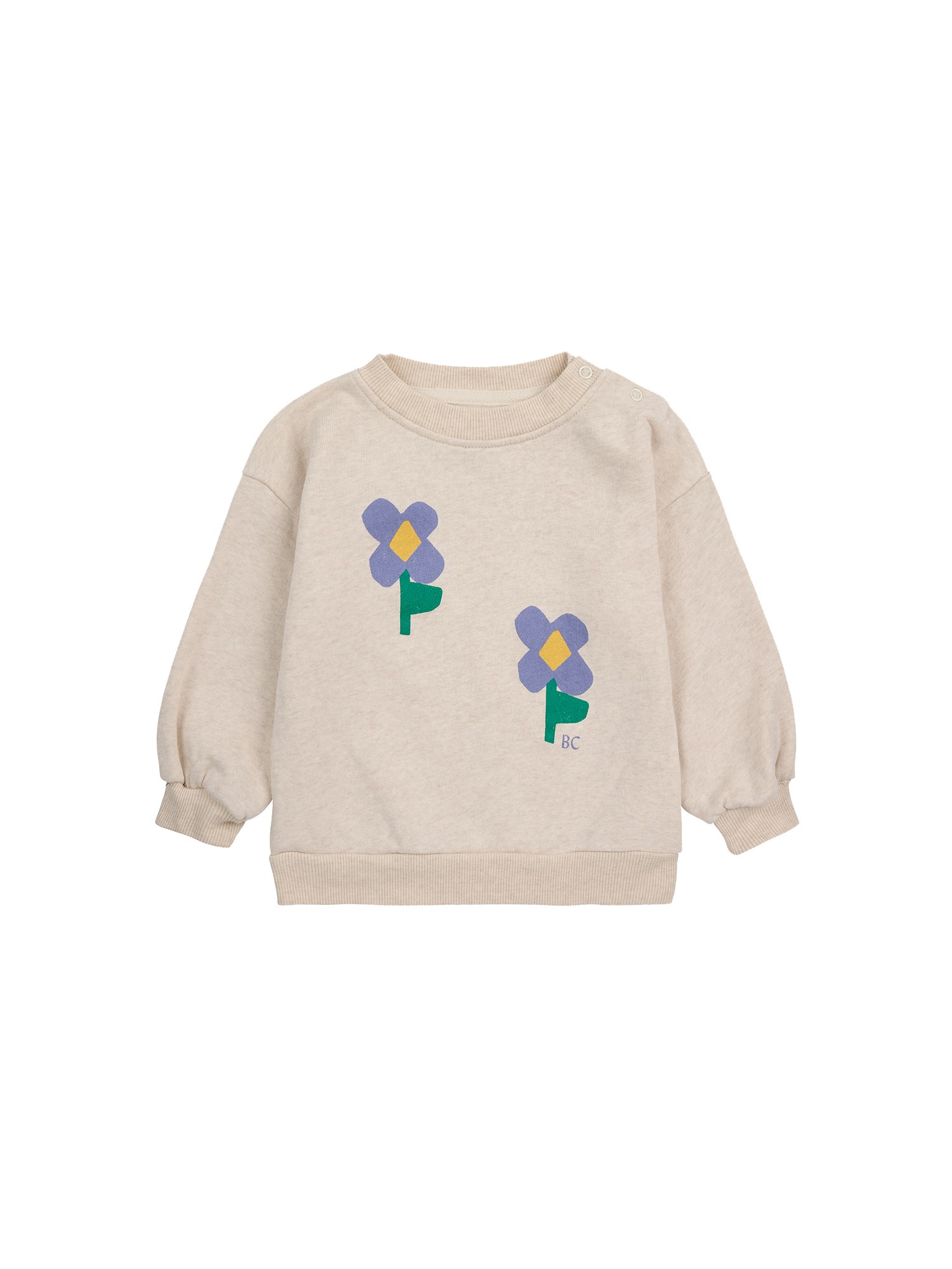 Bobo Choses bobo choses baby pansy flower sweatshirt