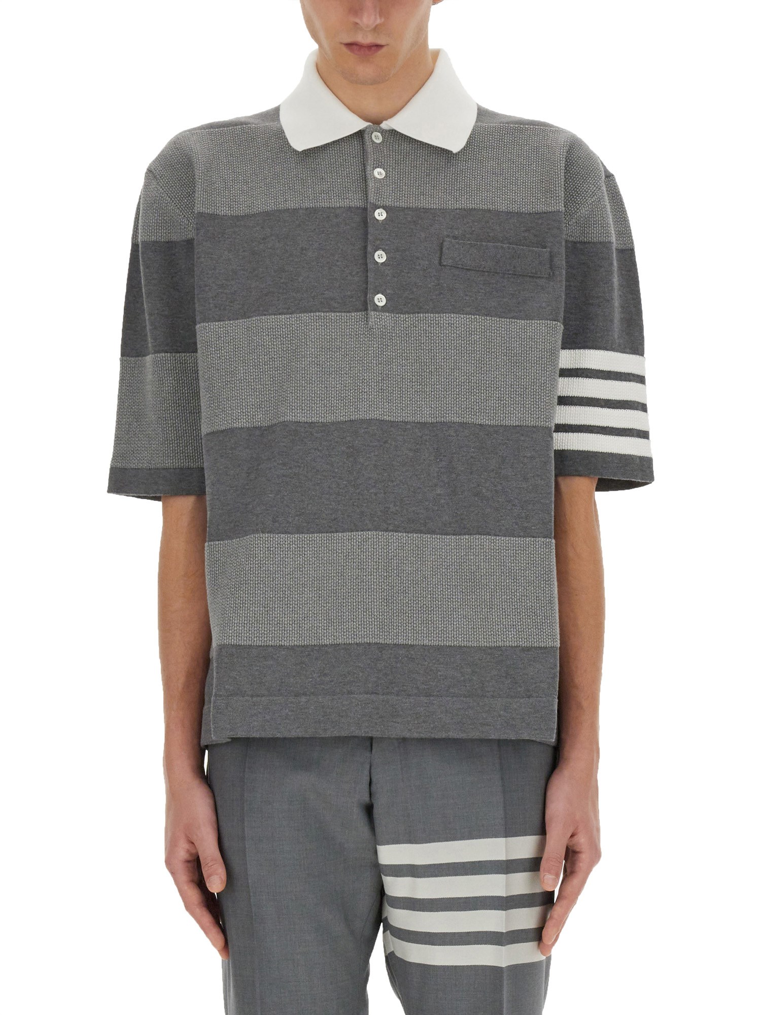 Thom Browne thom browne cotton polo