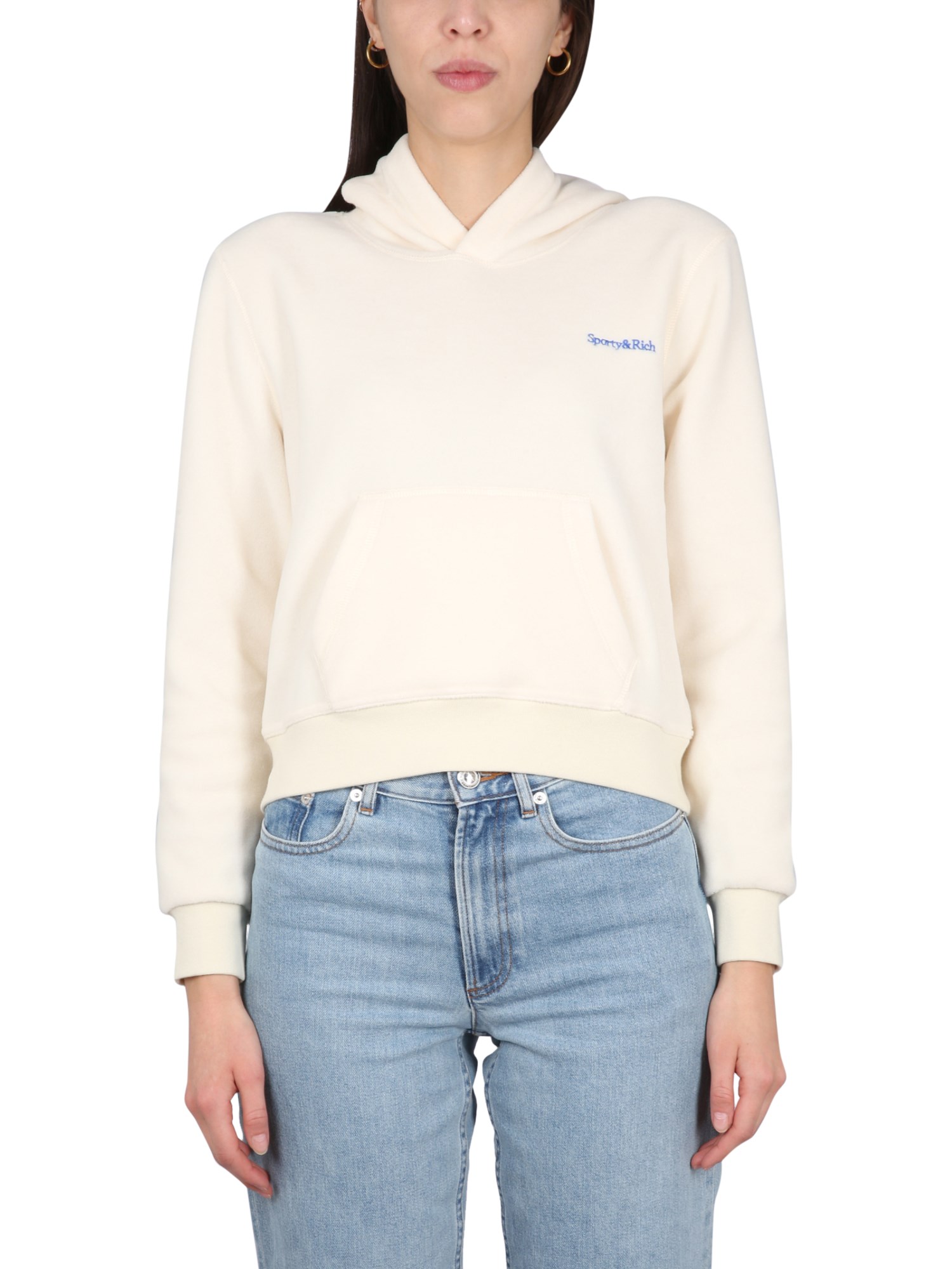 Sporty & Rich sporty & rich sweatshirt with logo