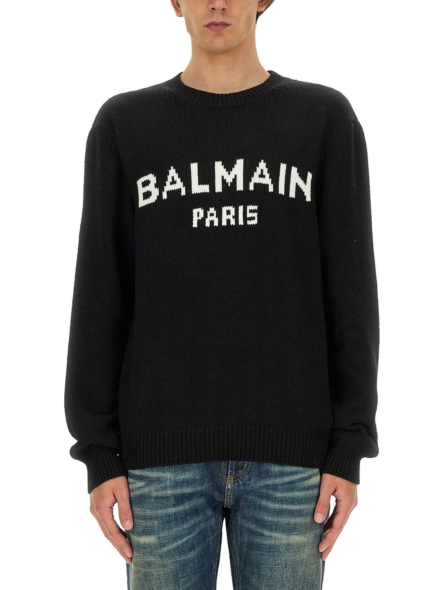 Balmain balmain jersey with logo