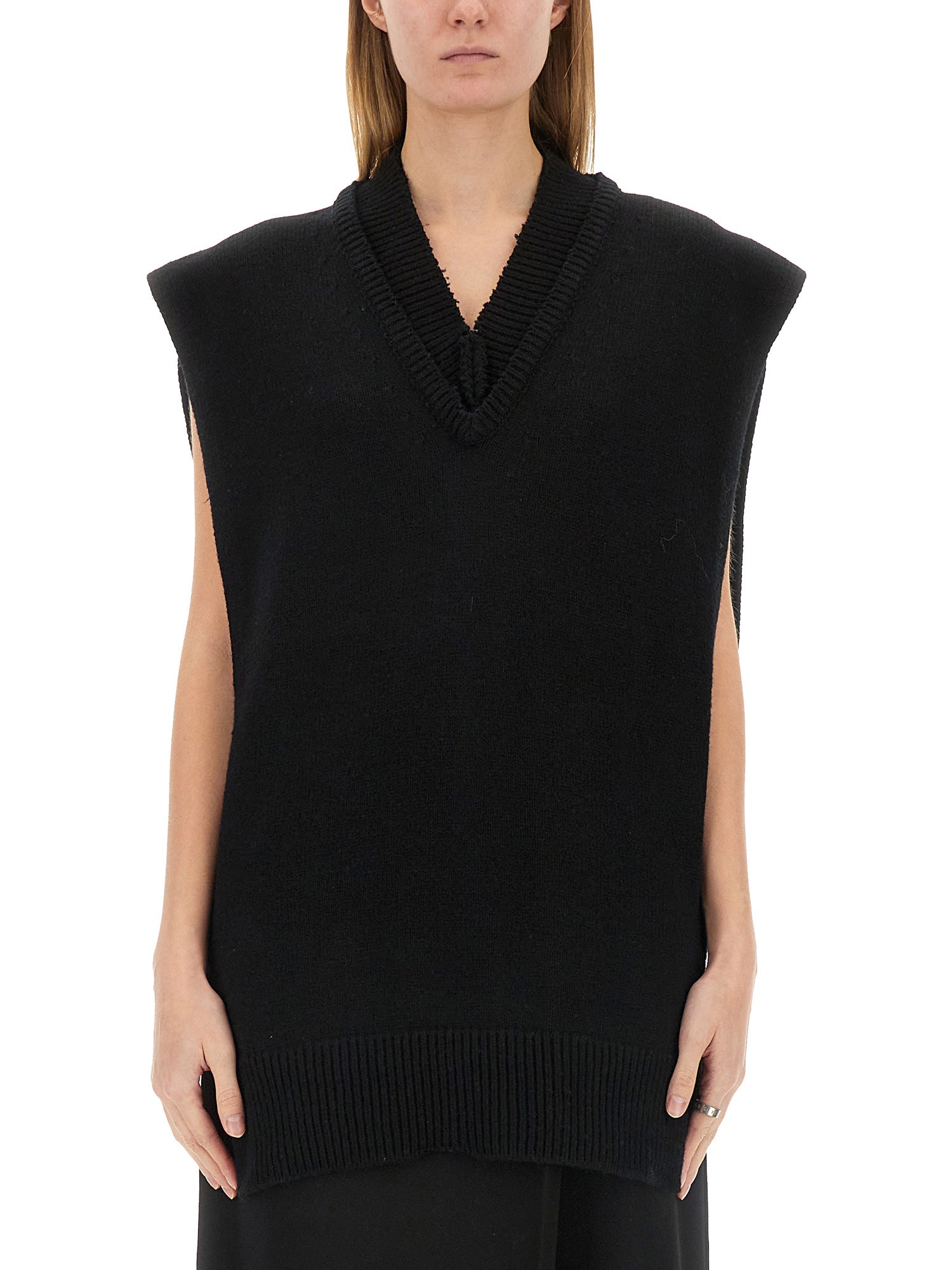 Maison Margiela maison margiela layered knit vest