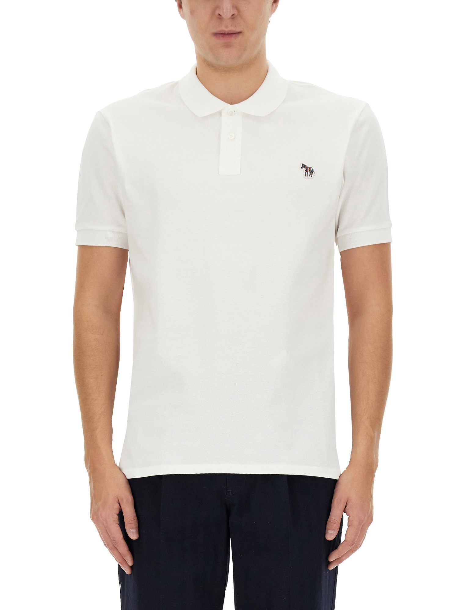  ps by paul smith polo with logo patch