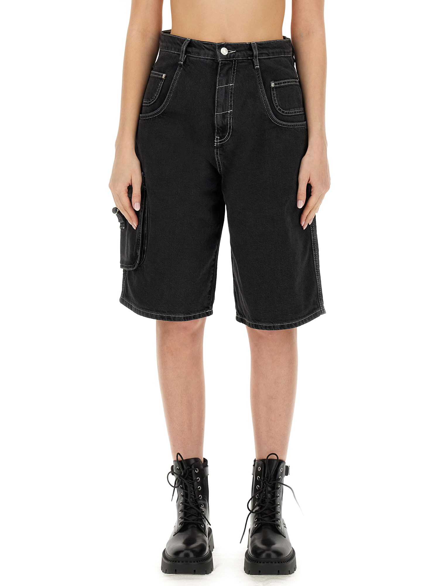 Moschino Jeans moschino jeans denim cargo shorts