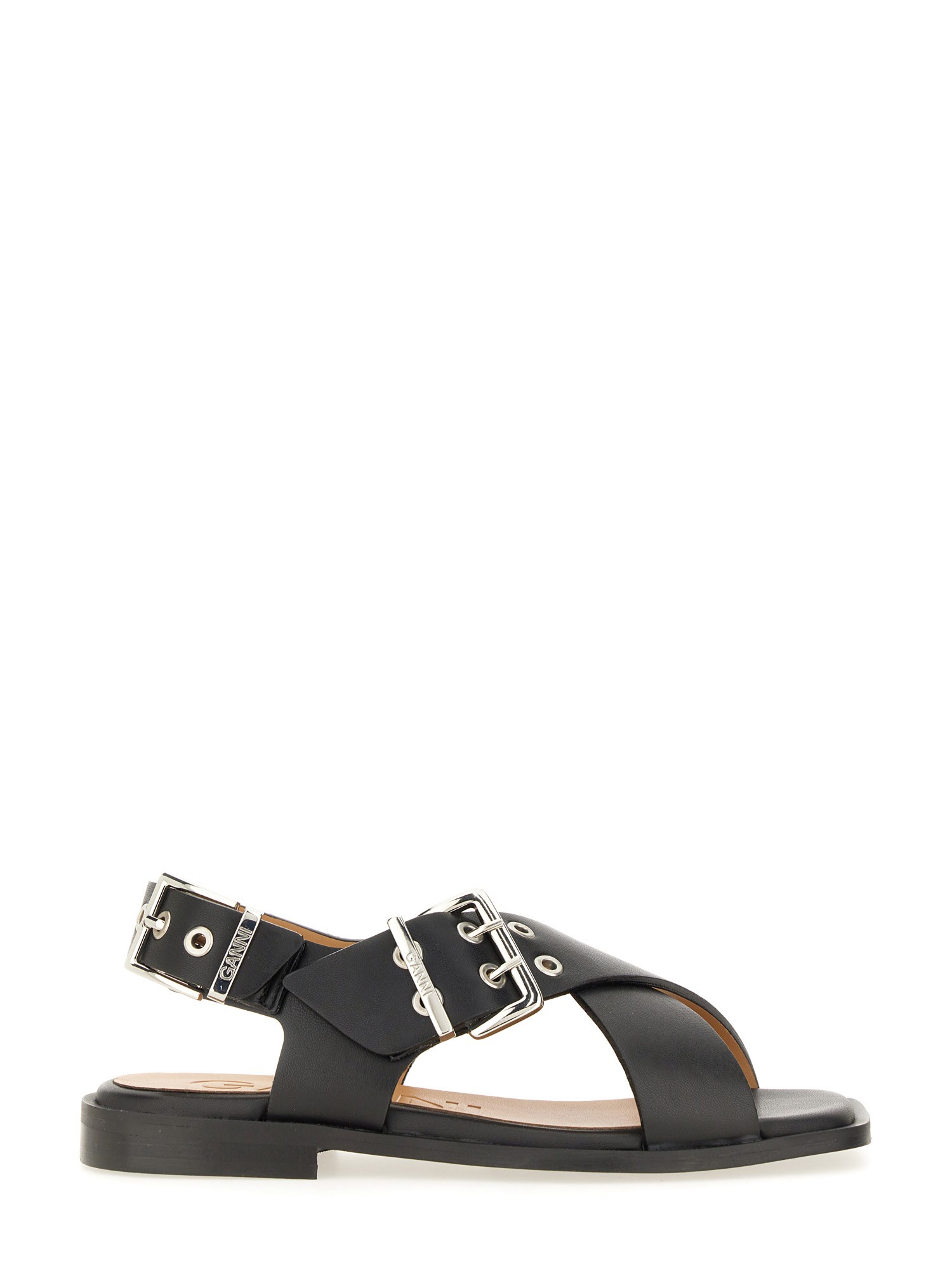 Ganni ganni studded sandal