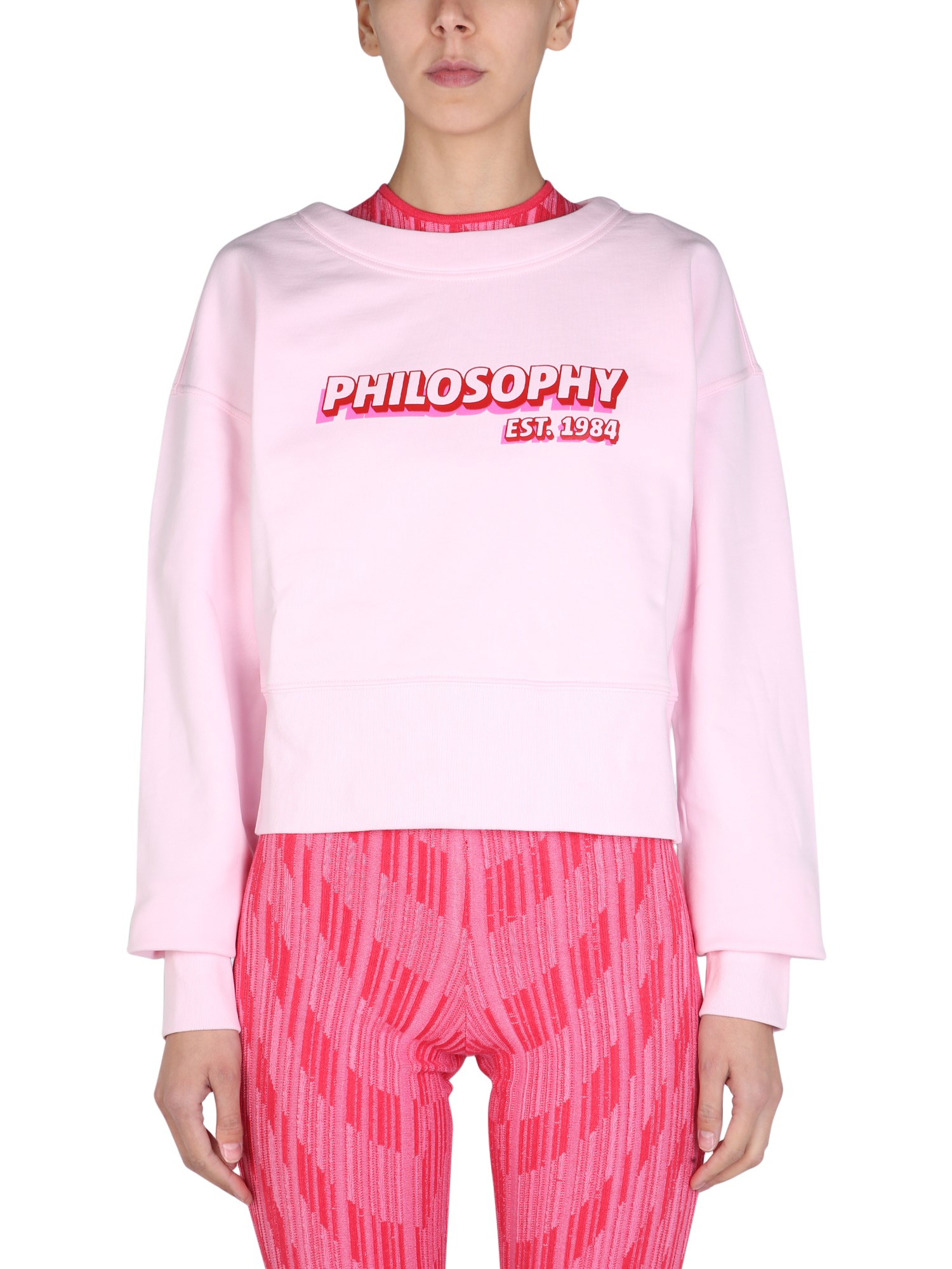 Philosophy Di Lorenzo Serafini philosophy di lorenzo serafini regular fit sweatshirt