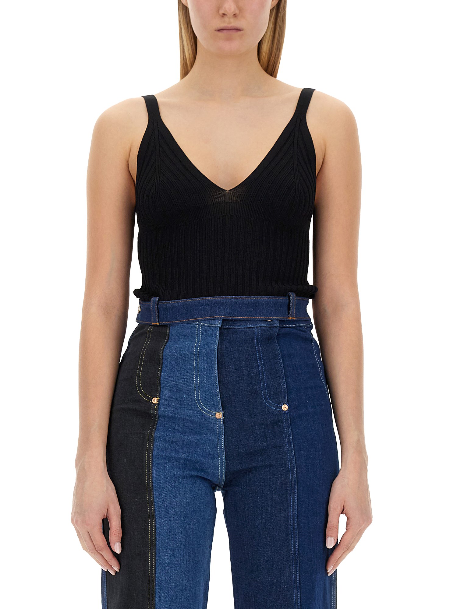 Moschino Jeans moschino jeans v-neck top