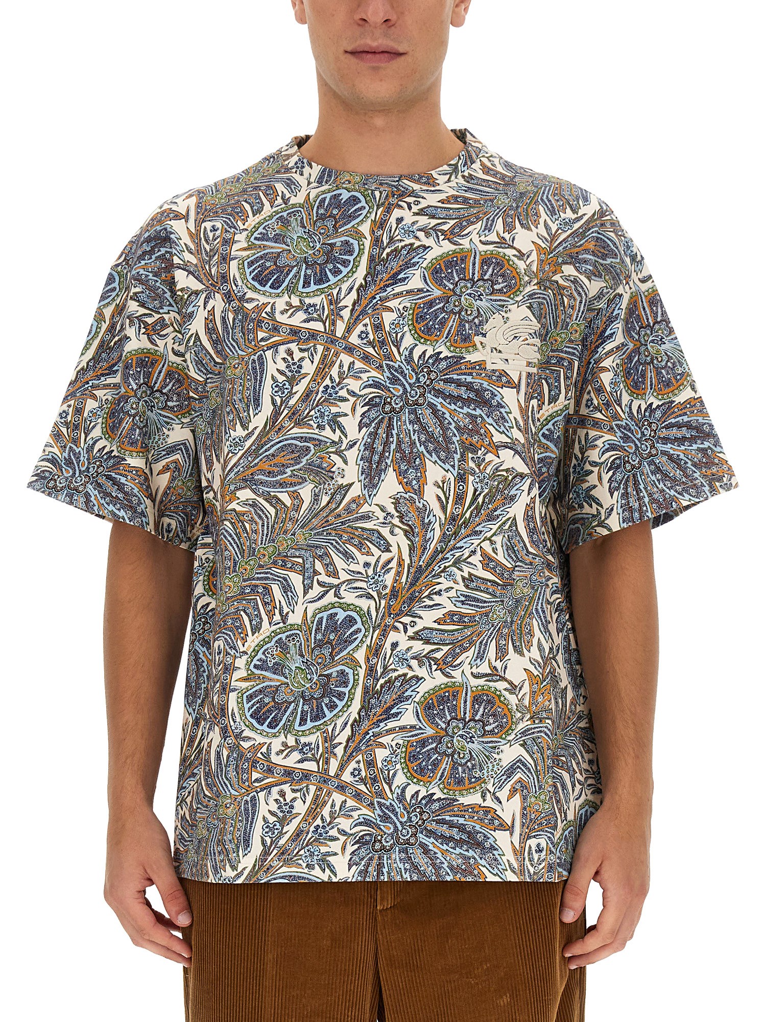 Etro etro floral print t-shirt