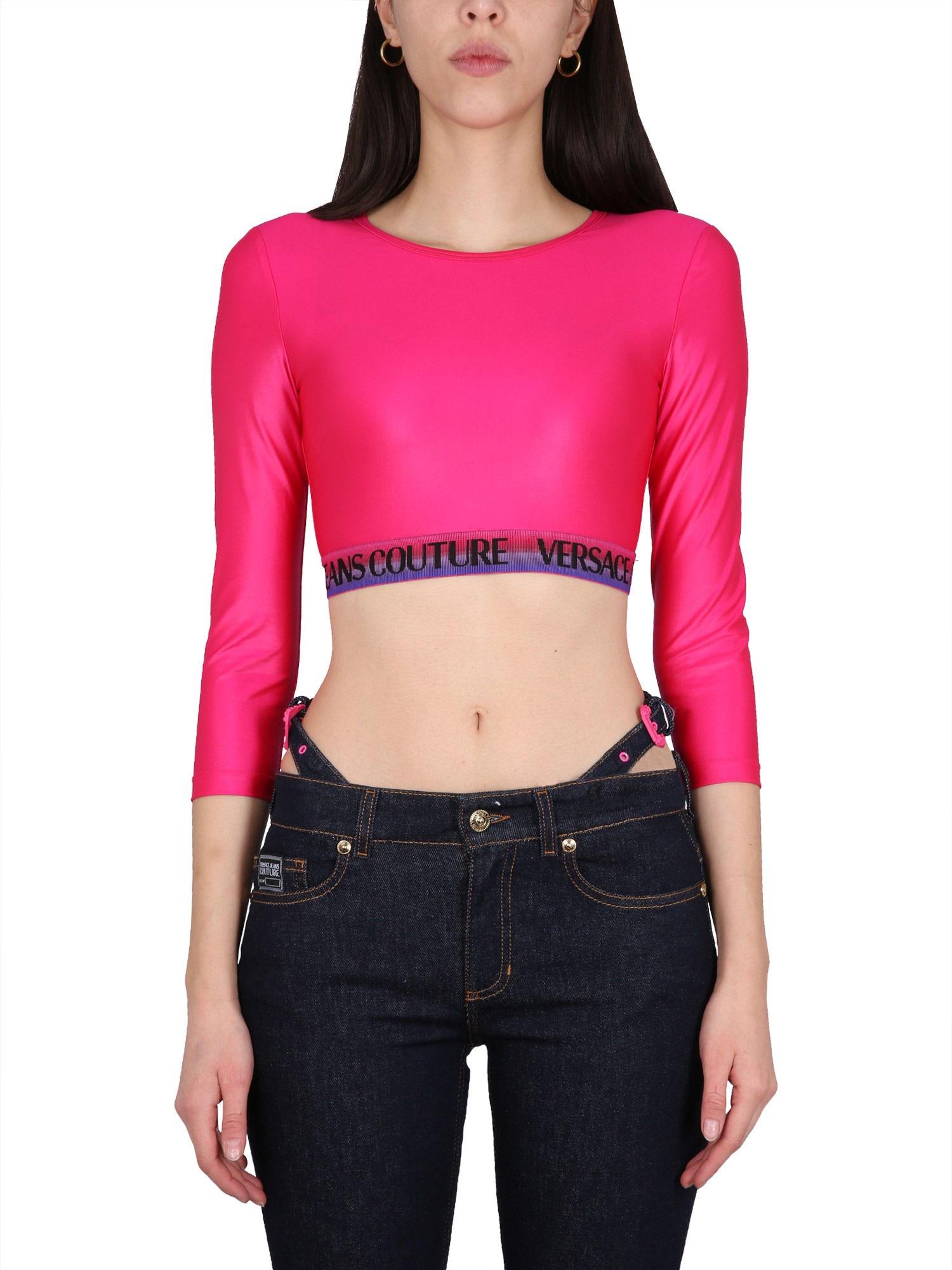 Versace Jeans Couture versace jeans couture cropped top