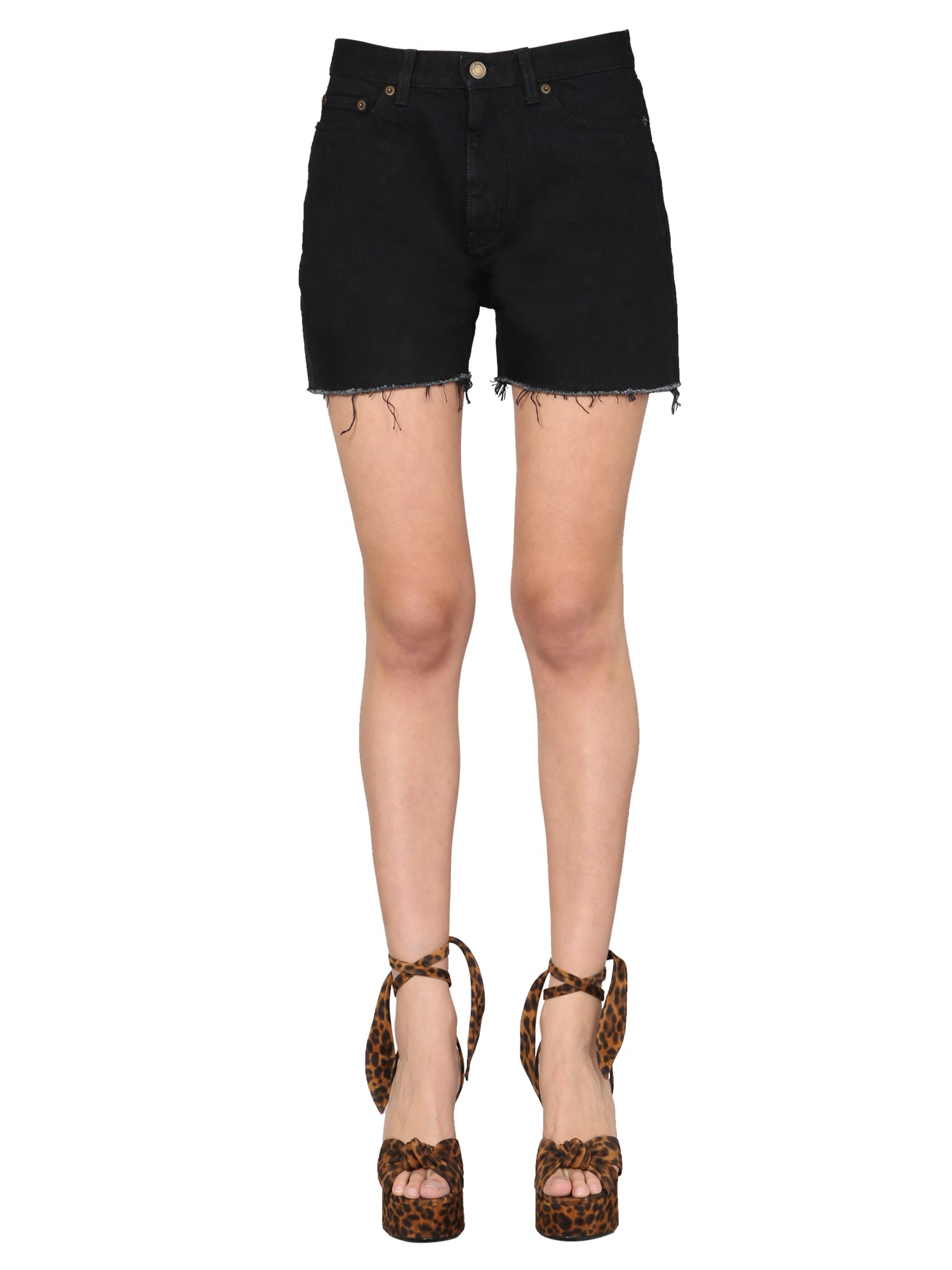 Saint Laurent saint laurent denim shorts