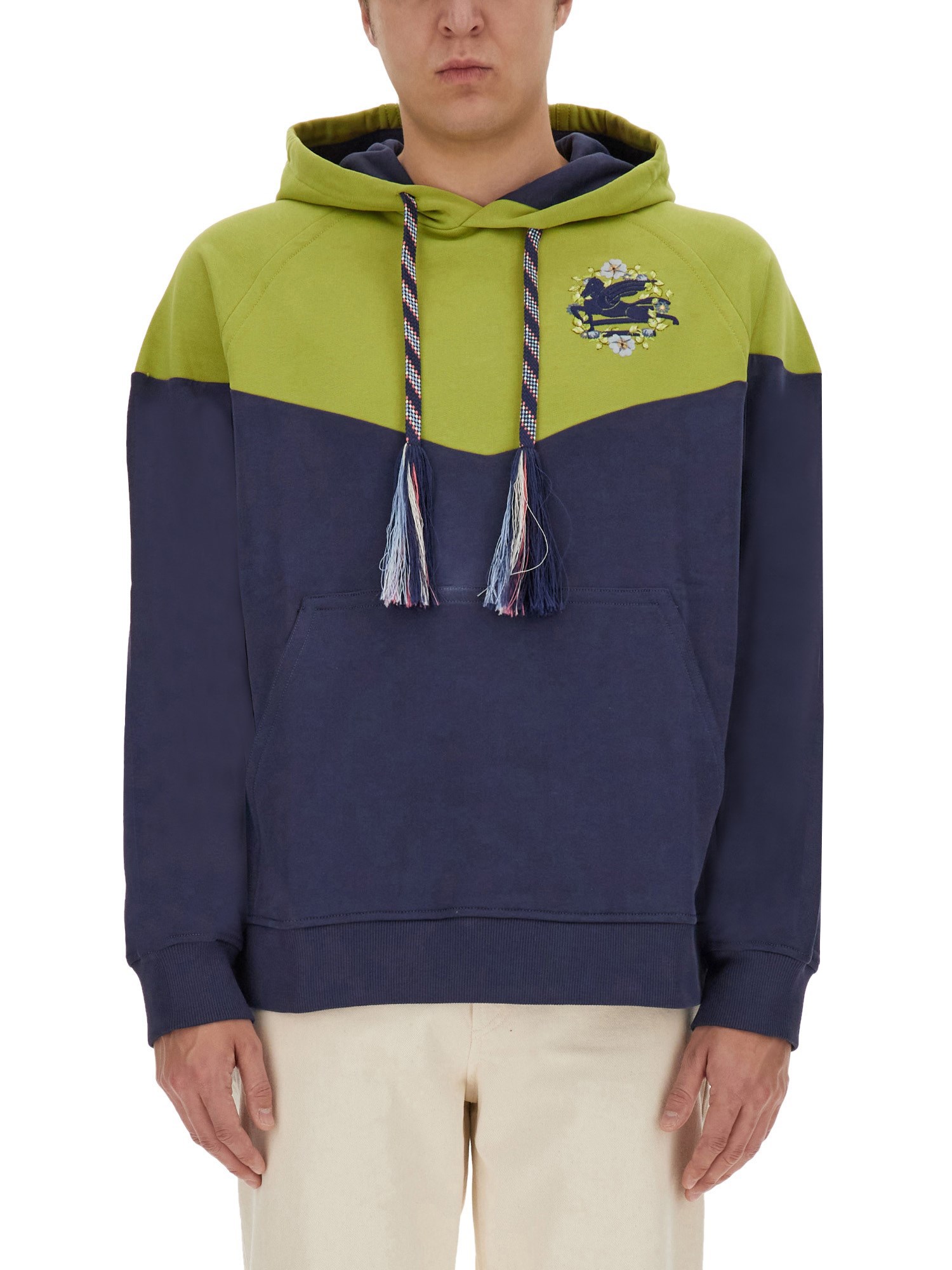 Etro etro hooded sweatshirt with logo