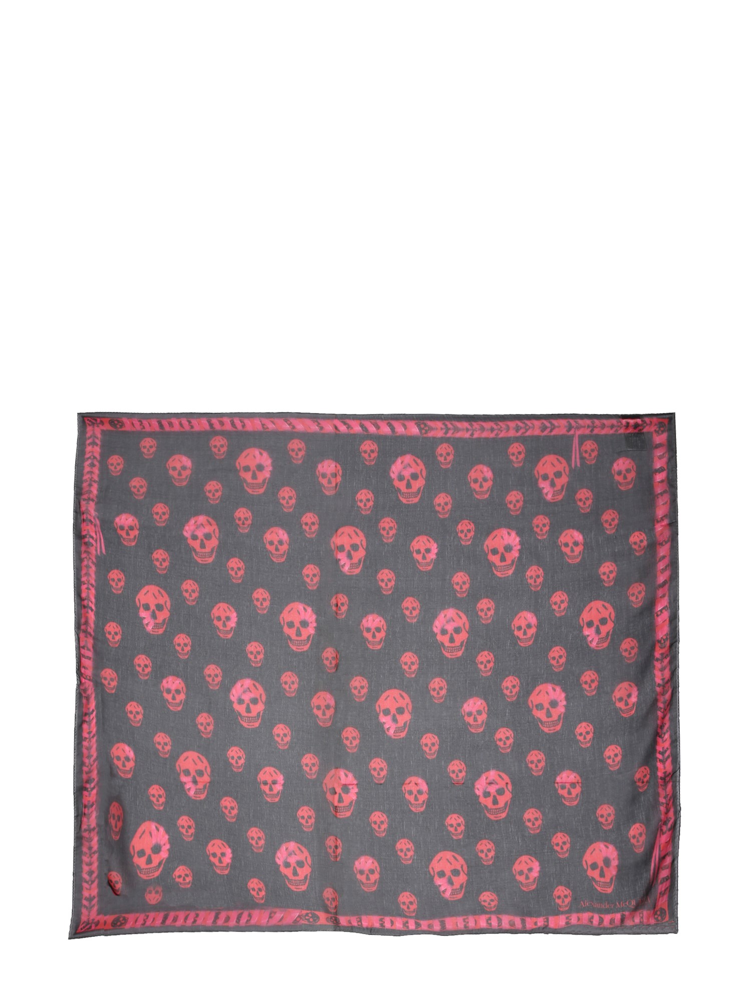 Alexander McQueen alexander mcqueen whipstitch skull scarf