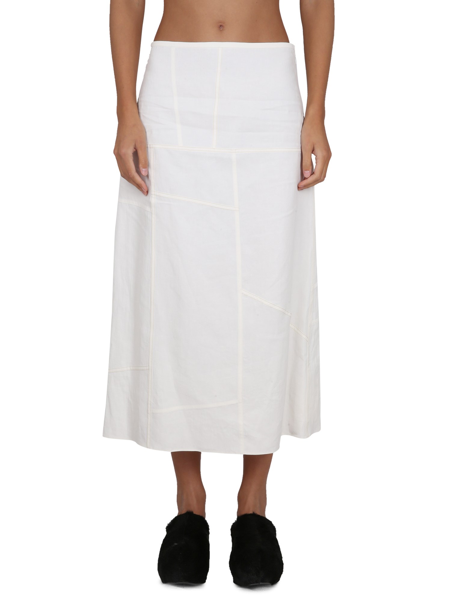 Jil Sander jil sander cotton skirt