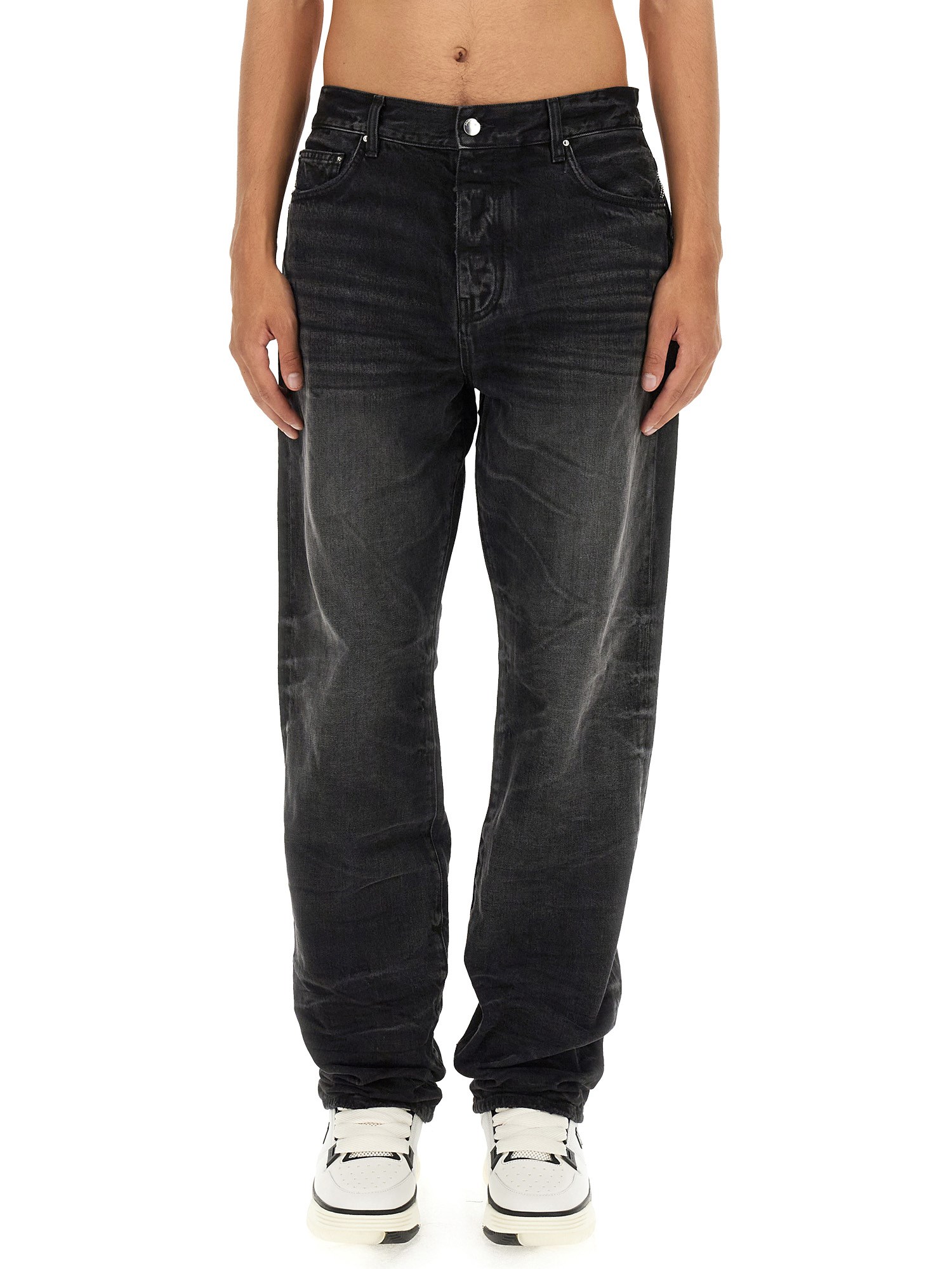 Amiri amiri straight fit stack jeans