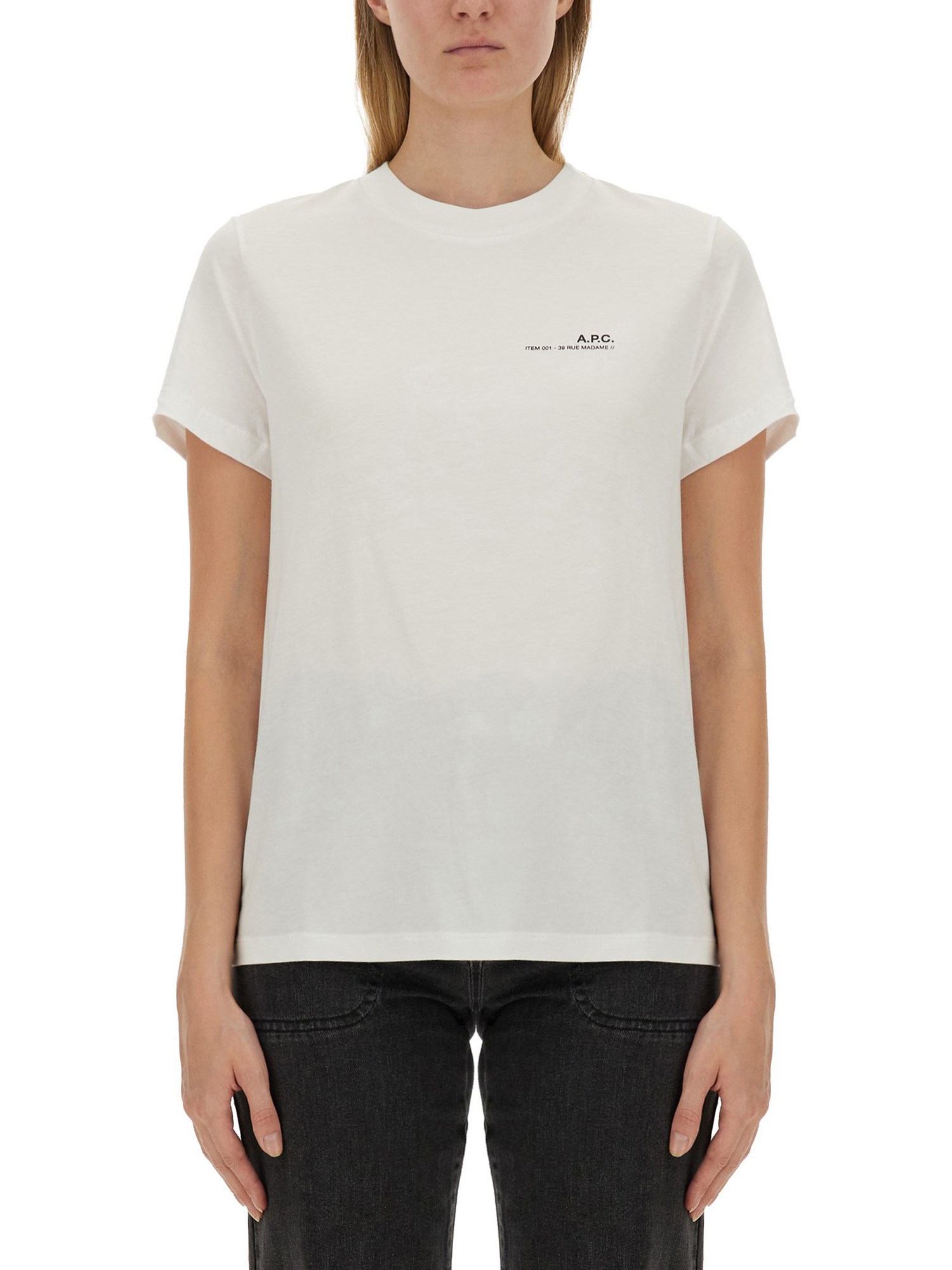 A.P.C. a. p.c. t-shirt with logo