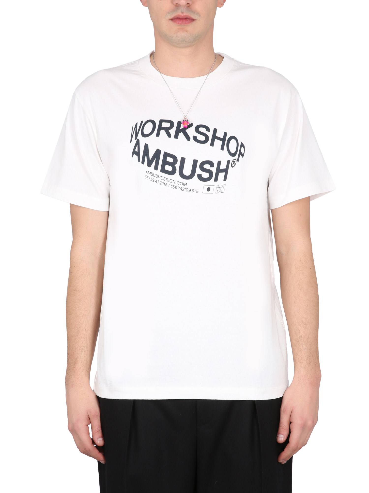 AMBUSH ambush logo print t-shirt