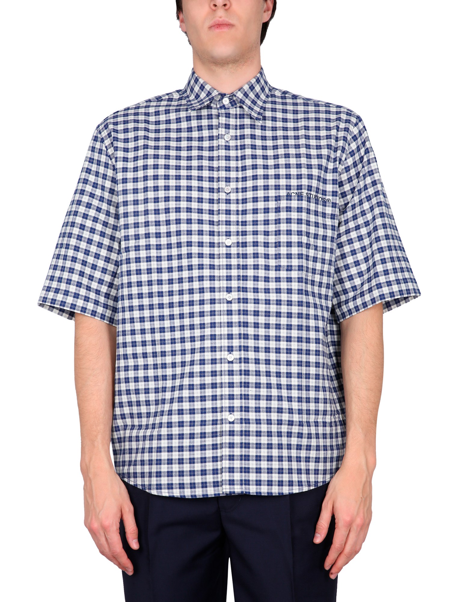 Acne Studios acne studios shirt with logo embroidery