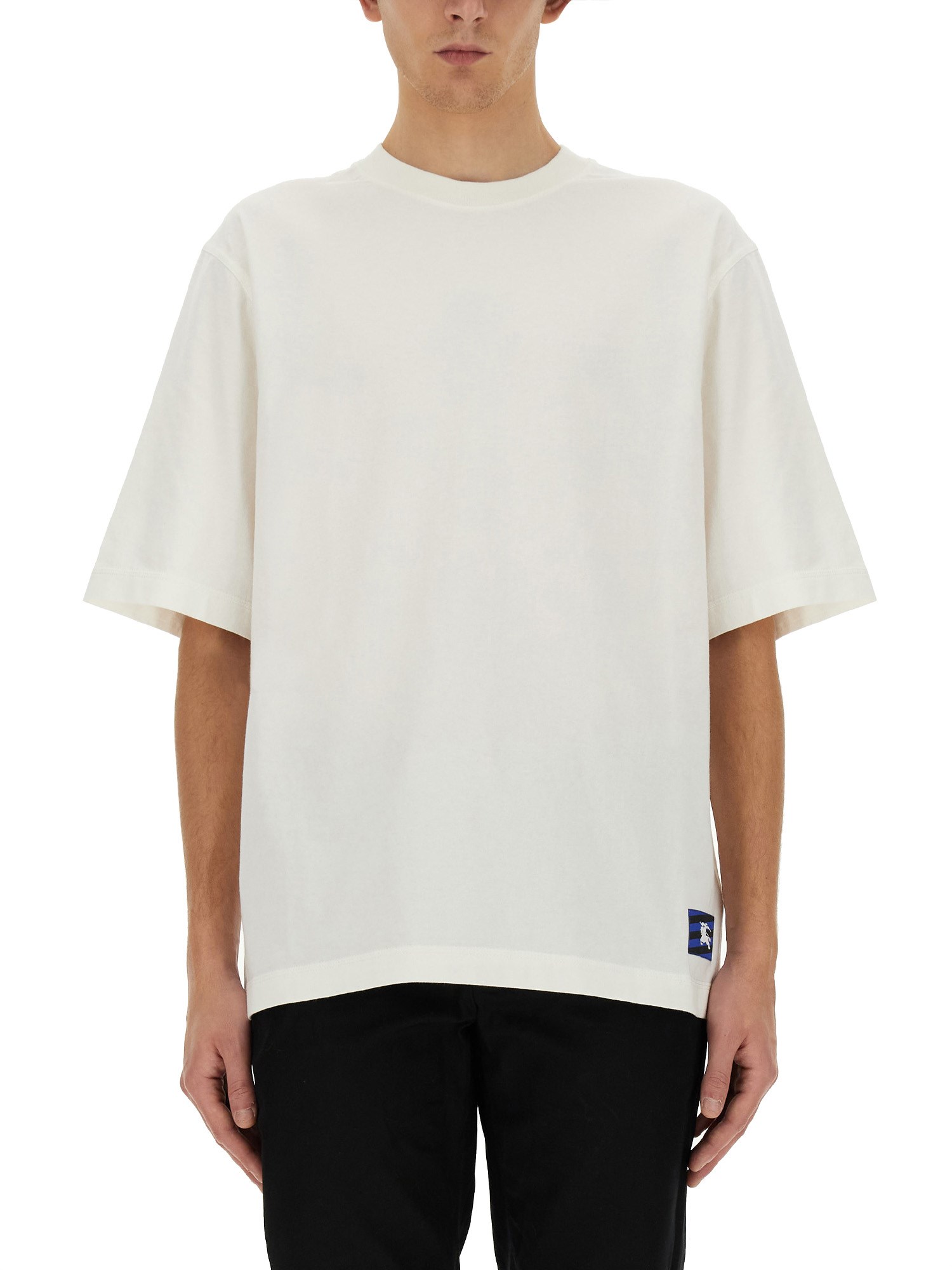 Burberry burberry t-shir with ekd patch