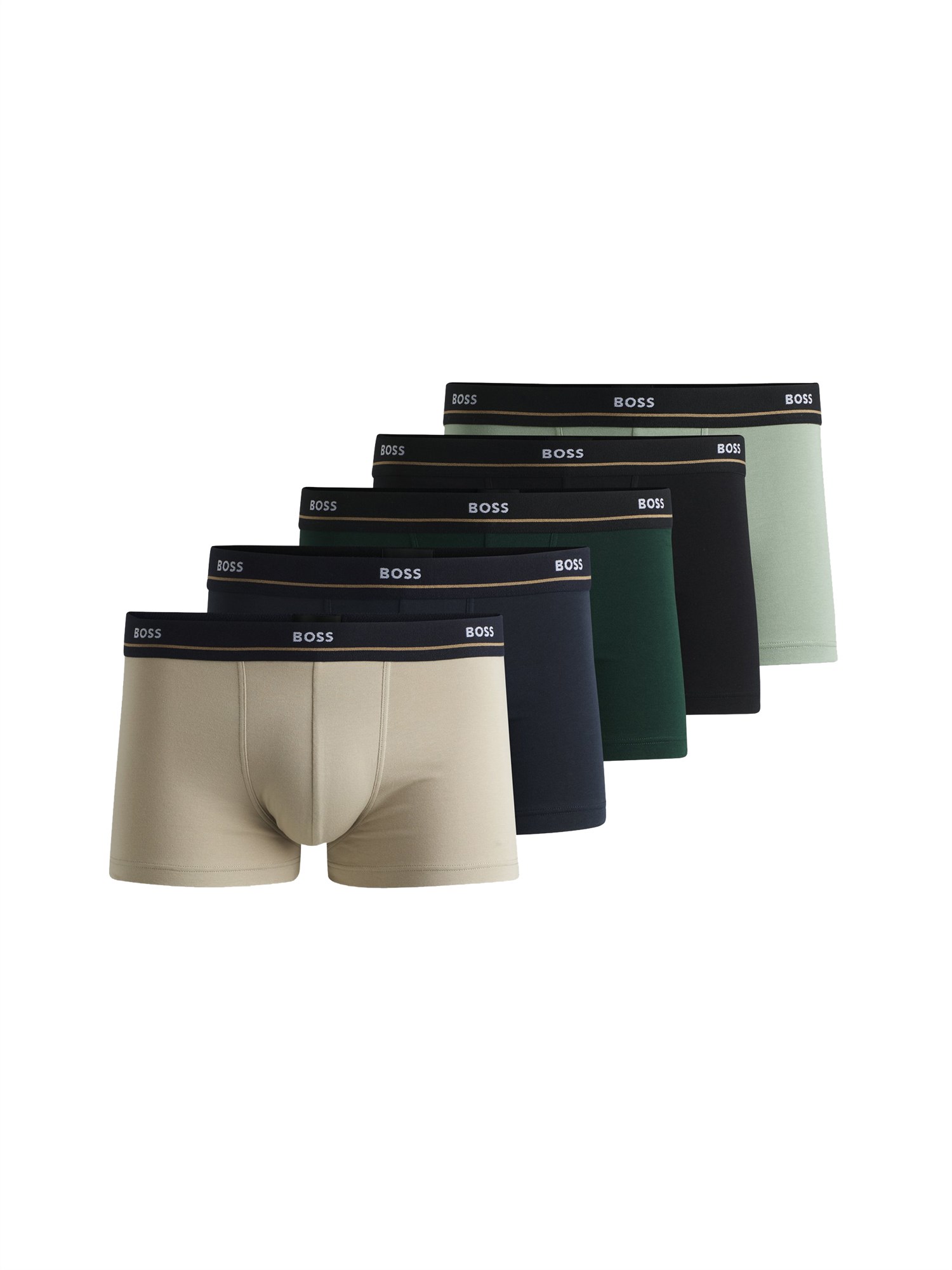 BOSS boss pack of five boxer shorts