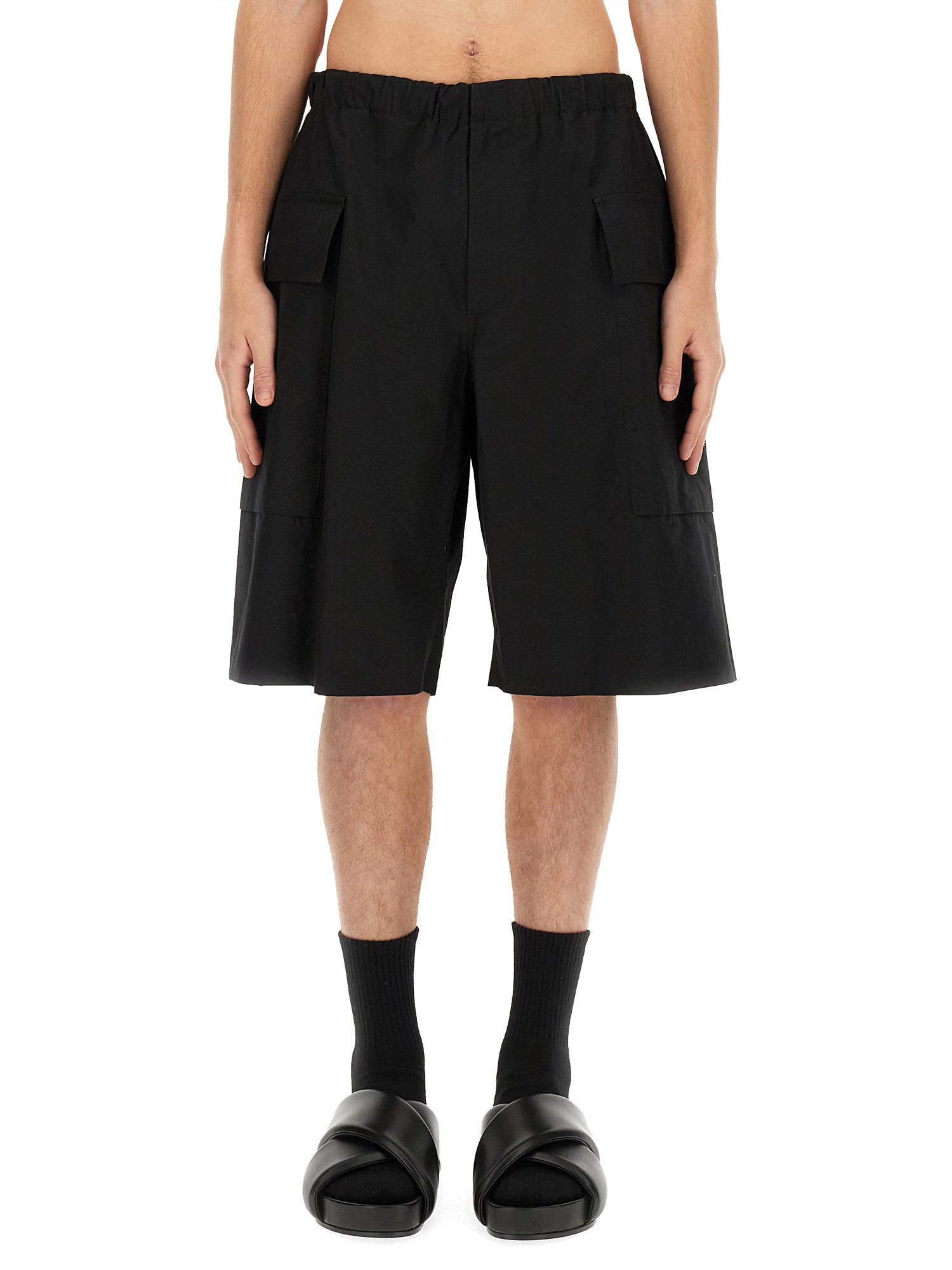 Jil Sander jil sander organic cotton shorts