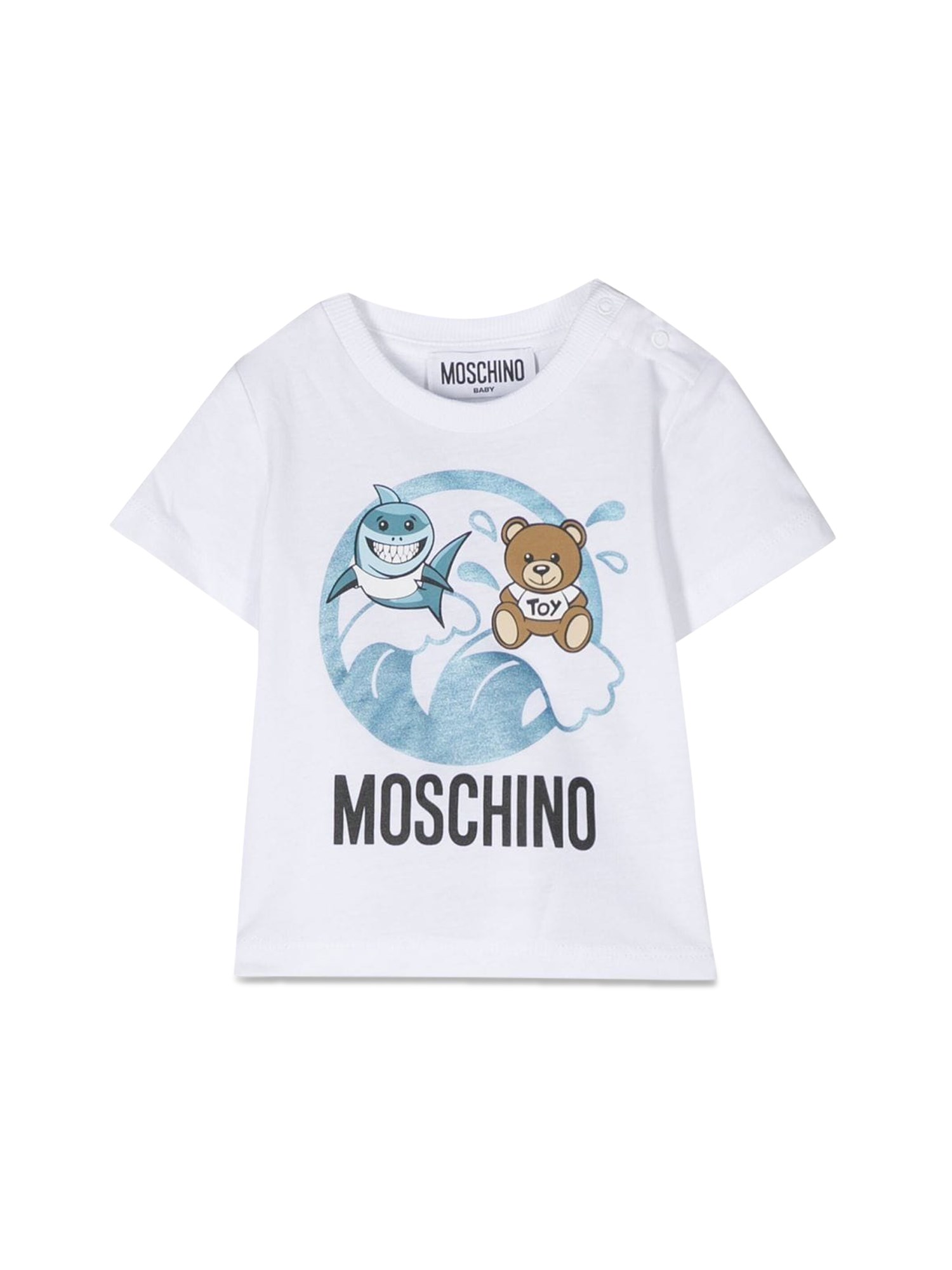 Moschino moschino t-shirt print and logo